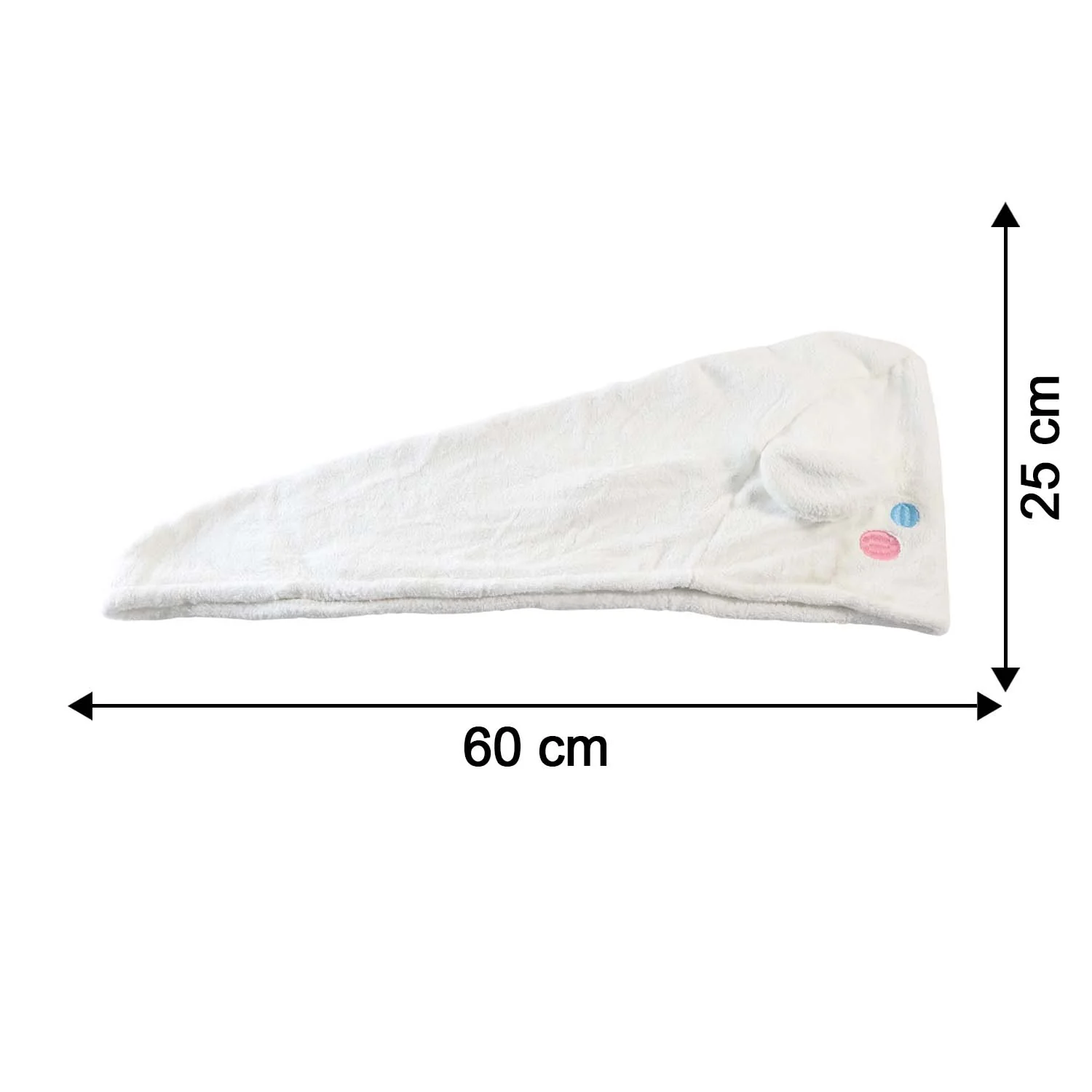 Cute Cartoon Hooded Hair Drying Towel Cap (1 Pc) - Image 6