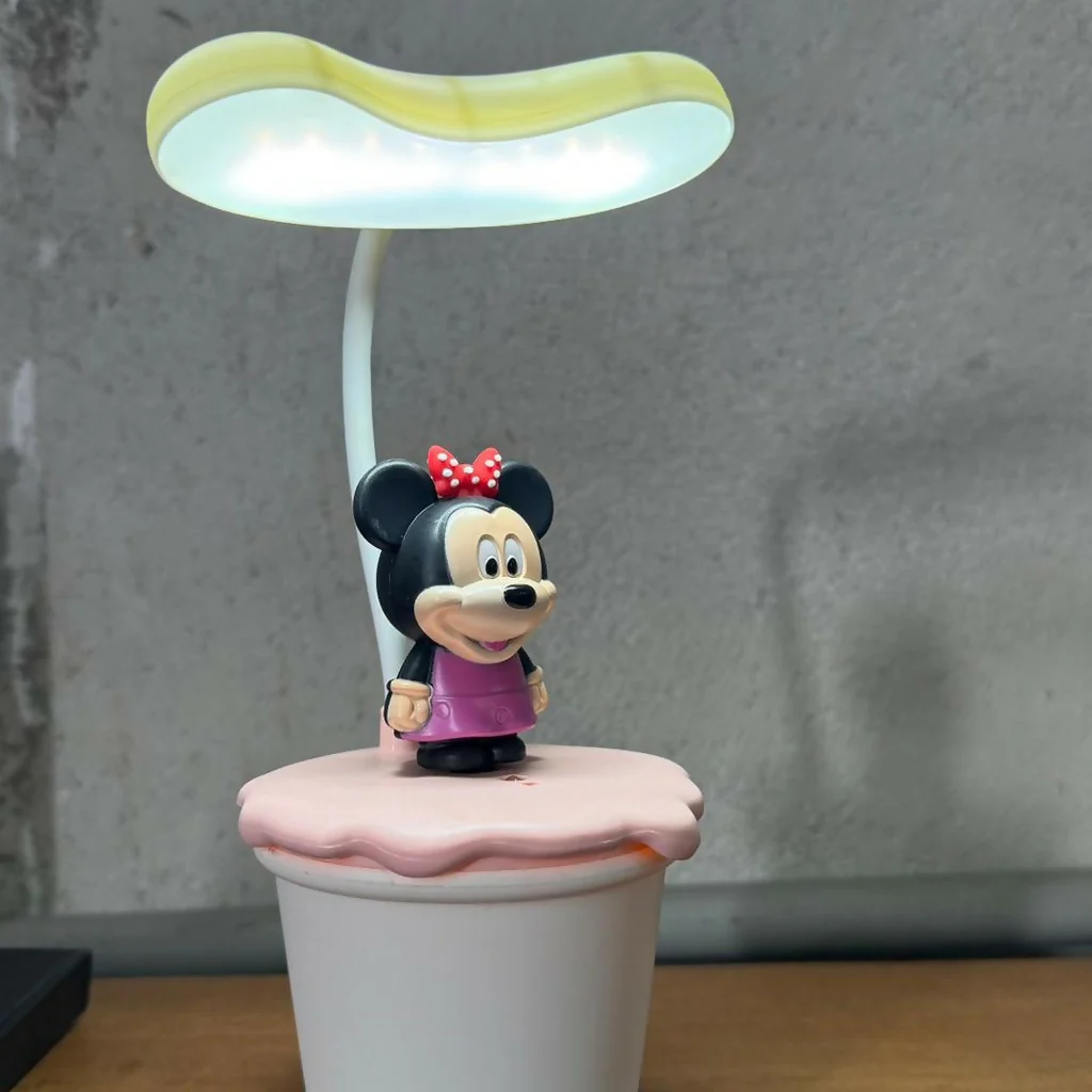 Cute Cartoon LED Desk Lamp for Kids | Decorative Night Light(PINK) - Image 2