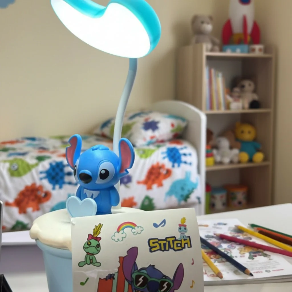 Cute Cartoon LED Desk Lamp for Kids Room, Study Night Light with Soft Glow - Image 4