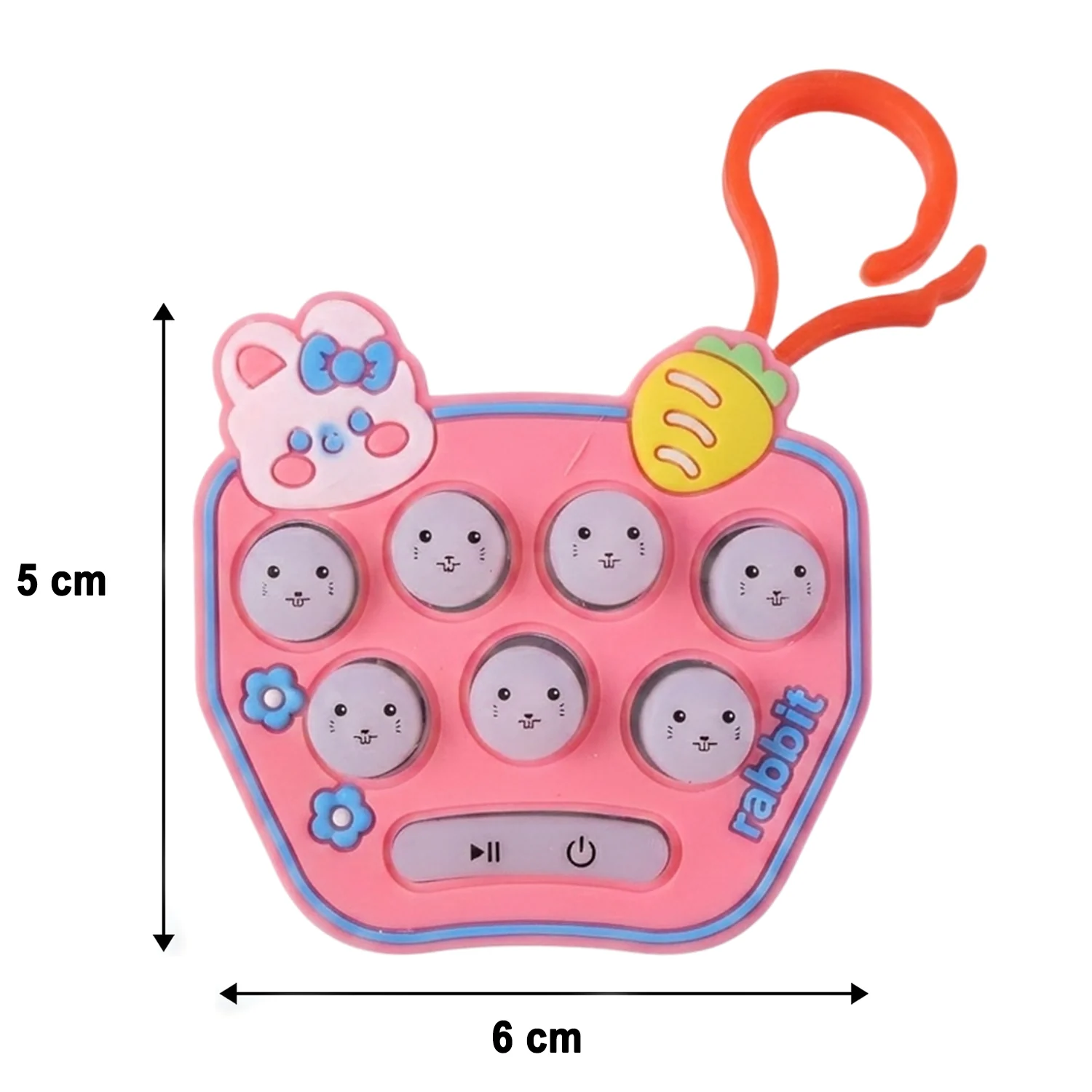 Cute Cartoon Music Push Button Toy Keychain with Sound (1 Pc, Mix Design) - Image 6