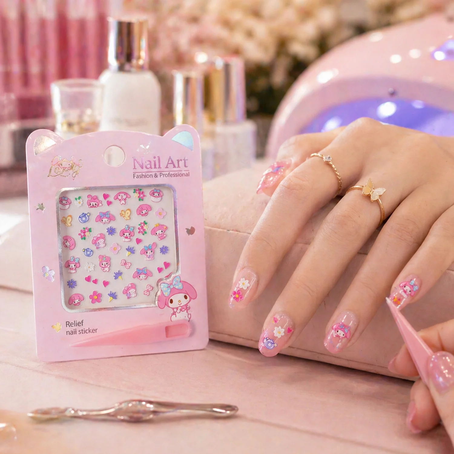 Cute Cartoon Nail Art Sticker Set (1 Set) - Image 3