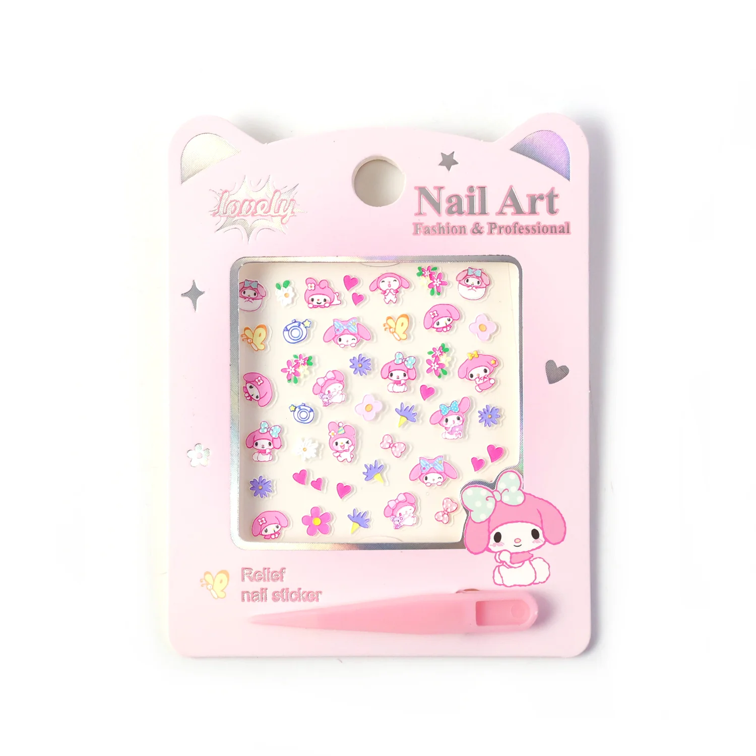 Cute Cartoon Nail Art Sticker Set (1 Set) - Image 4