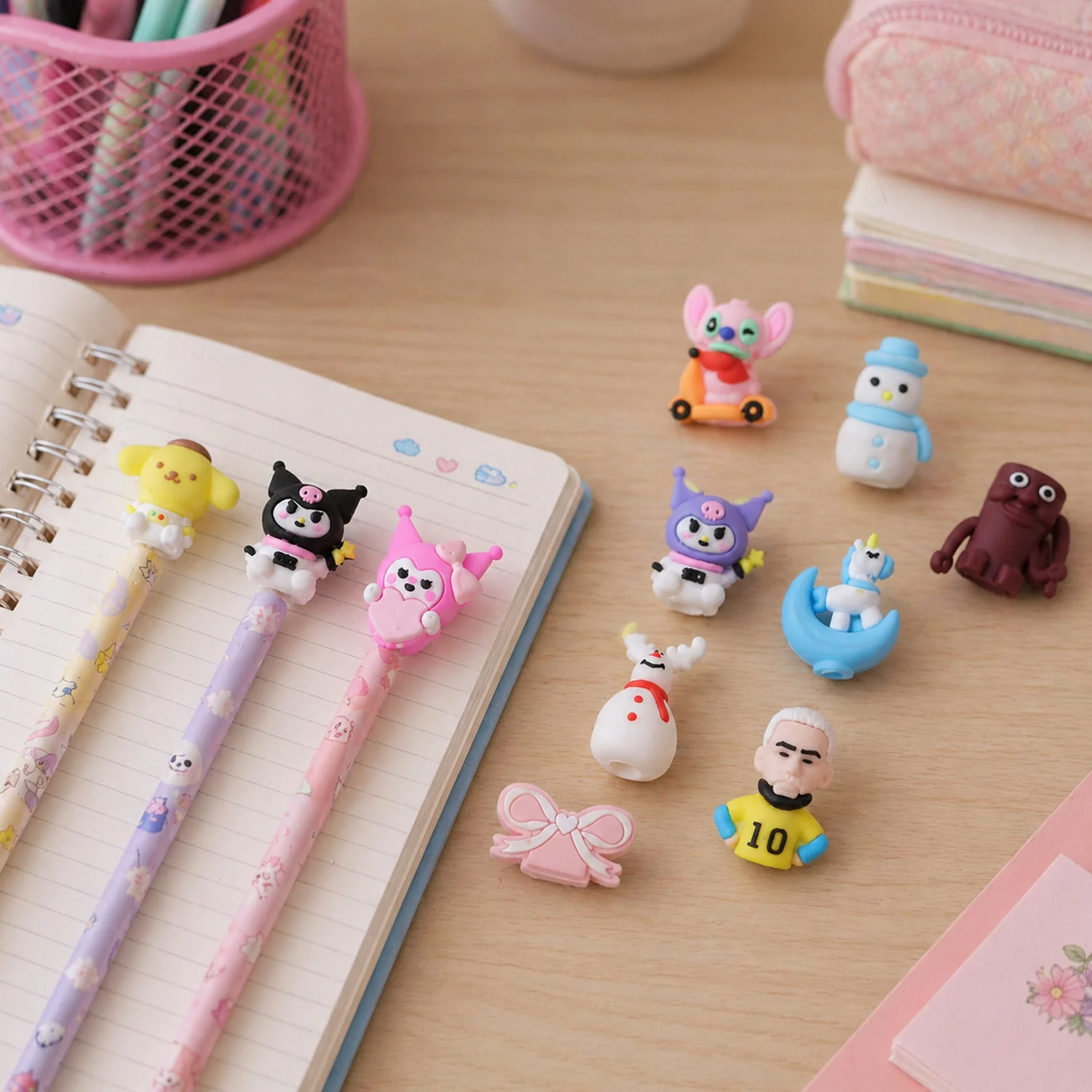 Cute Cartoon Pencil Topper Cap (1 Pc Mix Design) - Image 7