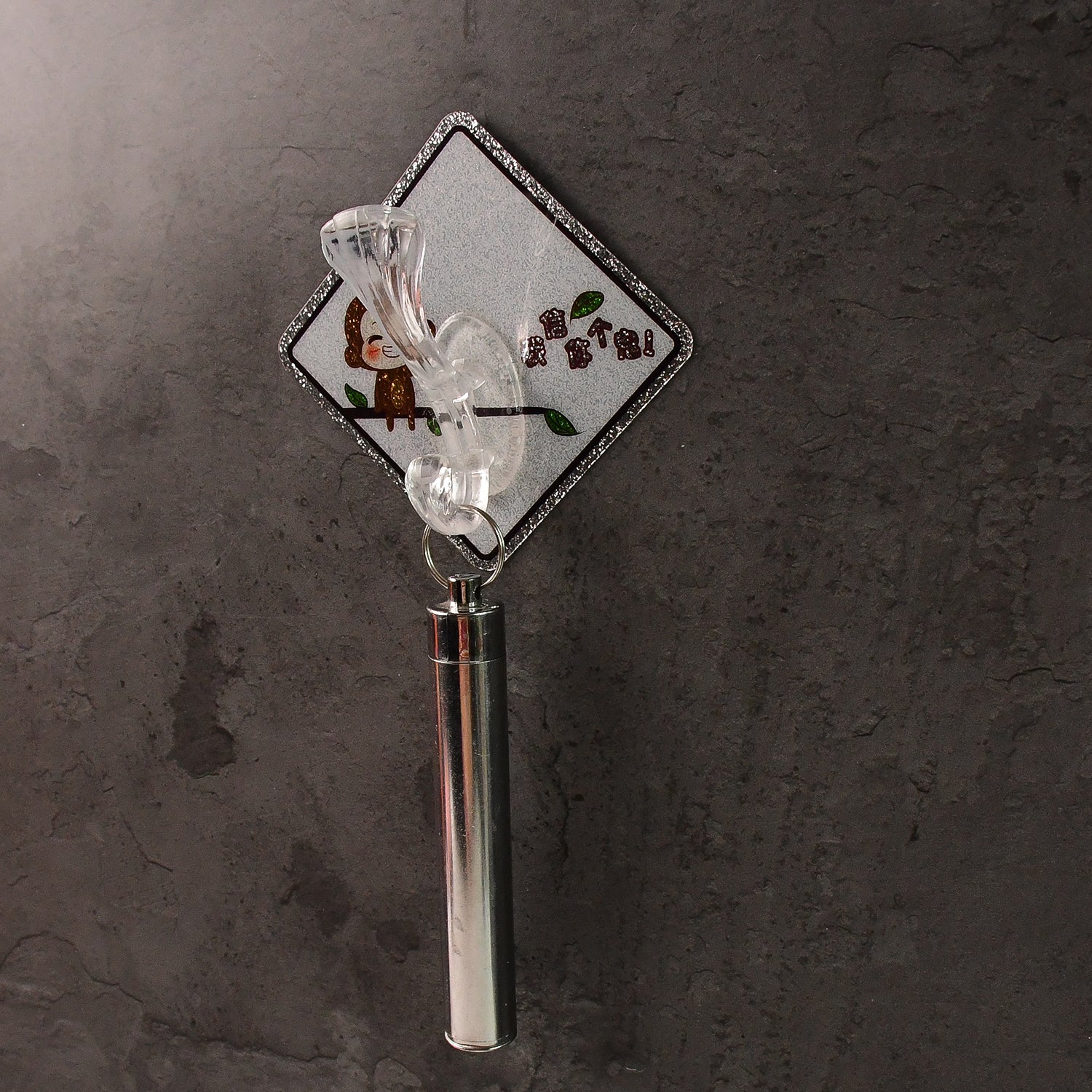 Cute Cartoon Print Transparent Wall Hook with Self-Adhesive Back (1 Pc) - Image 3