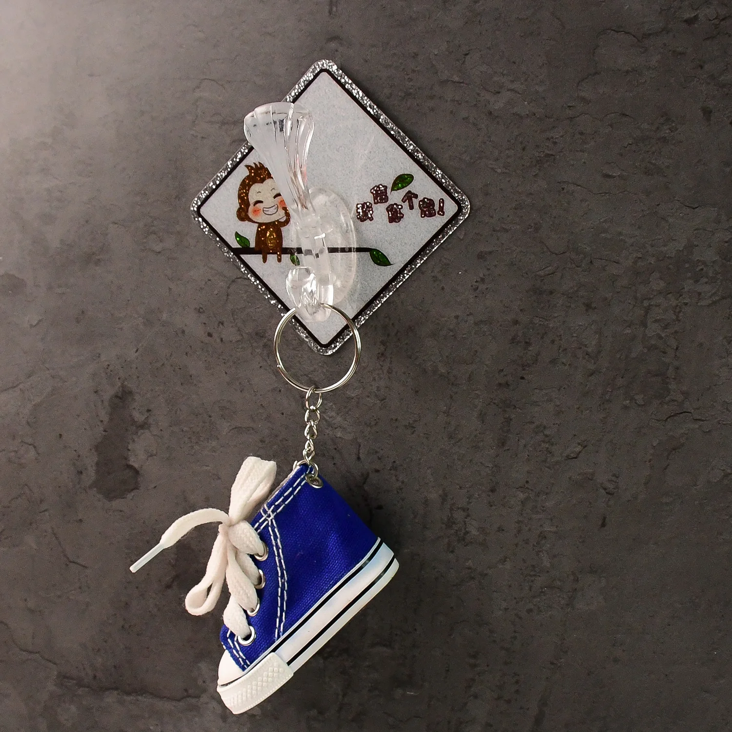 Cute Cartoon Print Transparent Wall Hook with Self-Adhesive Back (1 Pc) - Image 6