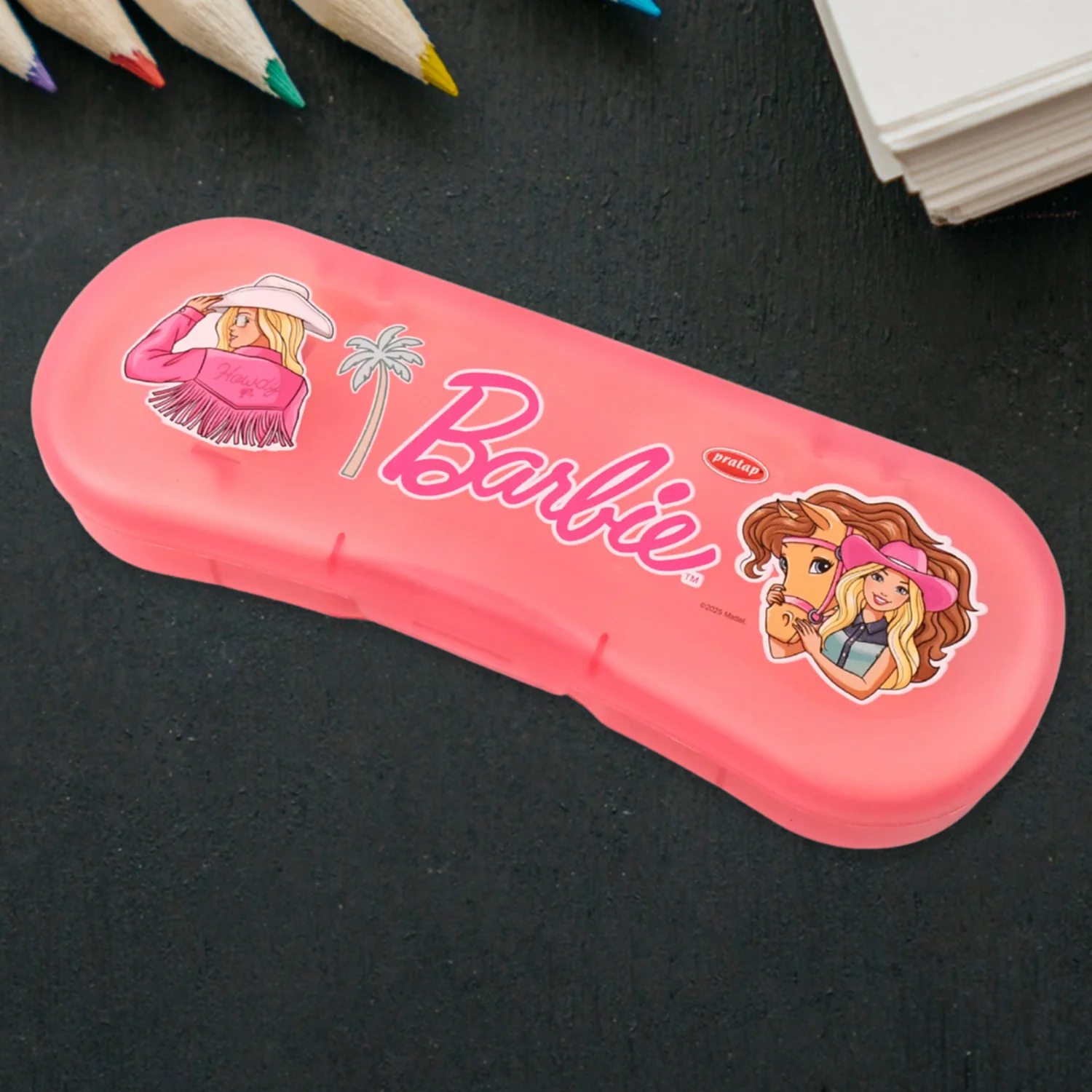 Cute Cartoon Printed Plastic Compass Box for Kids (1 Pc) - Image 6