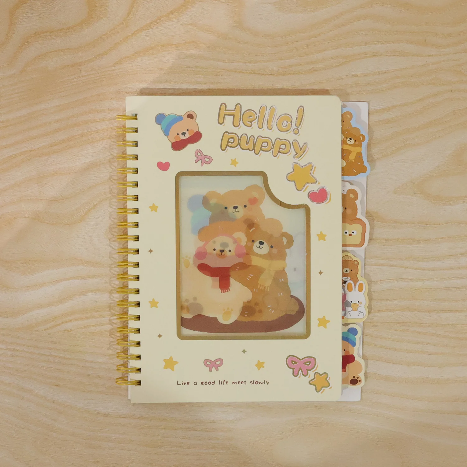 Cute Cartoon Printed Spiral Diary Notebook (54x196 MM) - Image 10