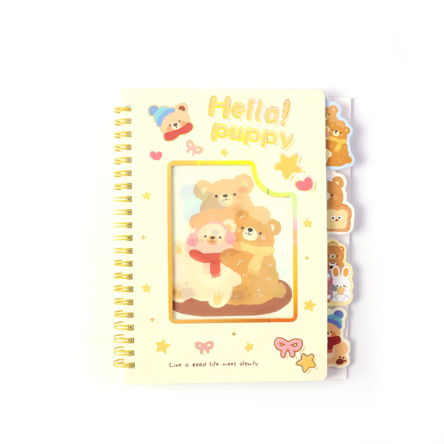 Cute Cartoon Printed Spiral Diary Notebook (54x196 MM) - Image 4