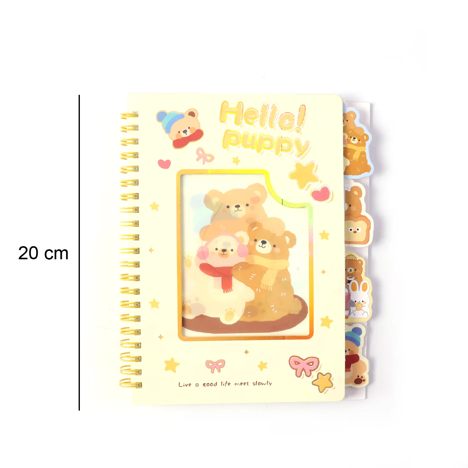 Cute Cartoon Printed Spiral Diary Notebook (54x196 MM) - Image 9