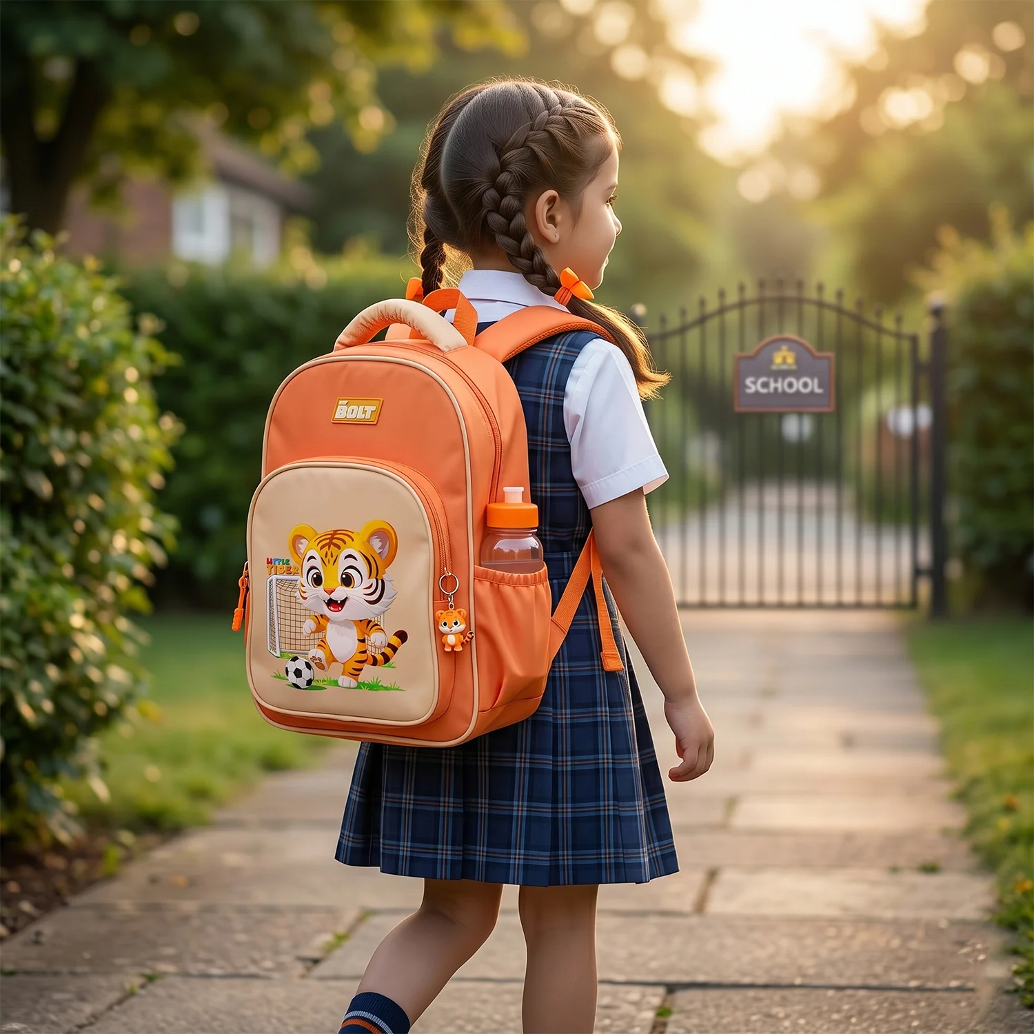 Cute Cartoon School Backpack - 17 Inch - Image 4