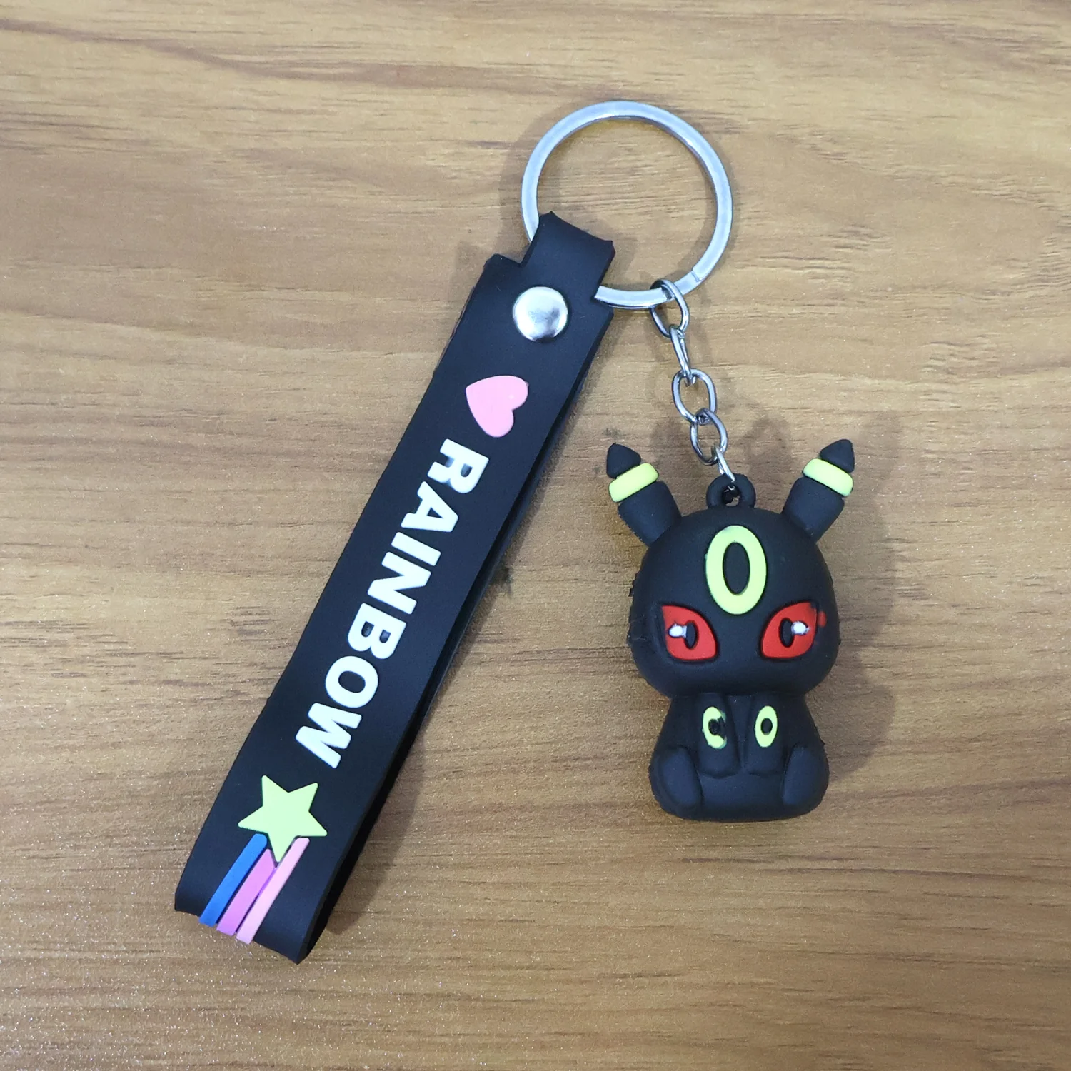 Cute Cartoon Silicone 3D Key Chain with Metal Hook & Strap (Pack of 1 / Mix Design) - Image 8