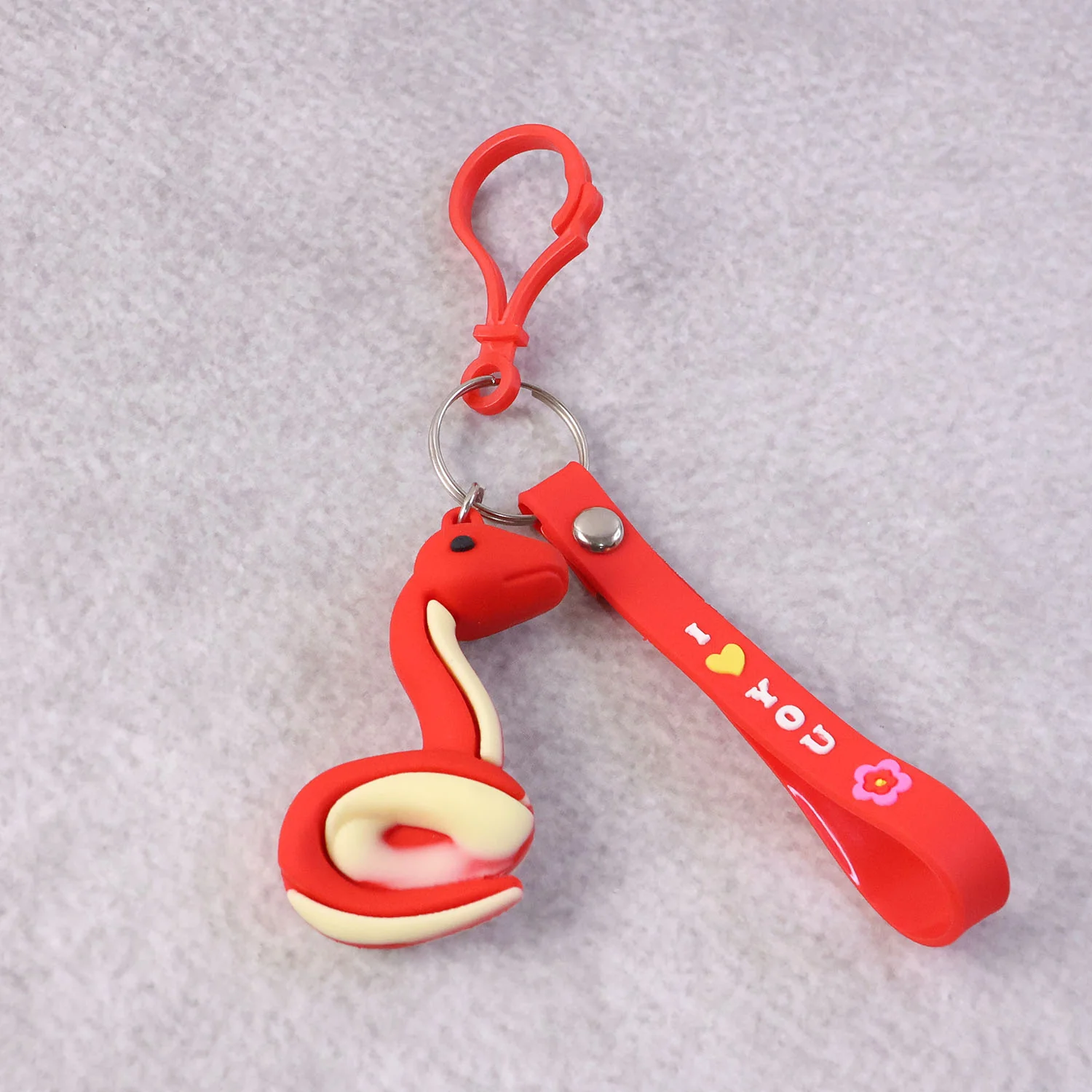 Cute Cartoon Snake Keychain (1 Pc) - Image 7