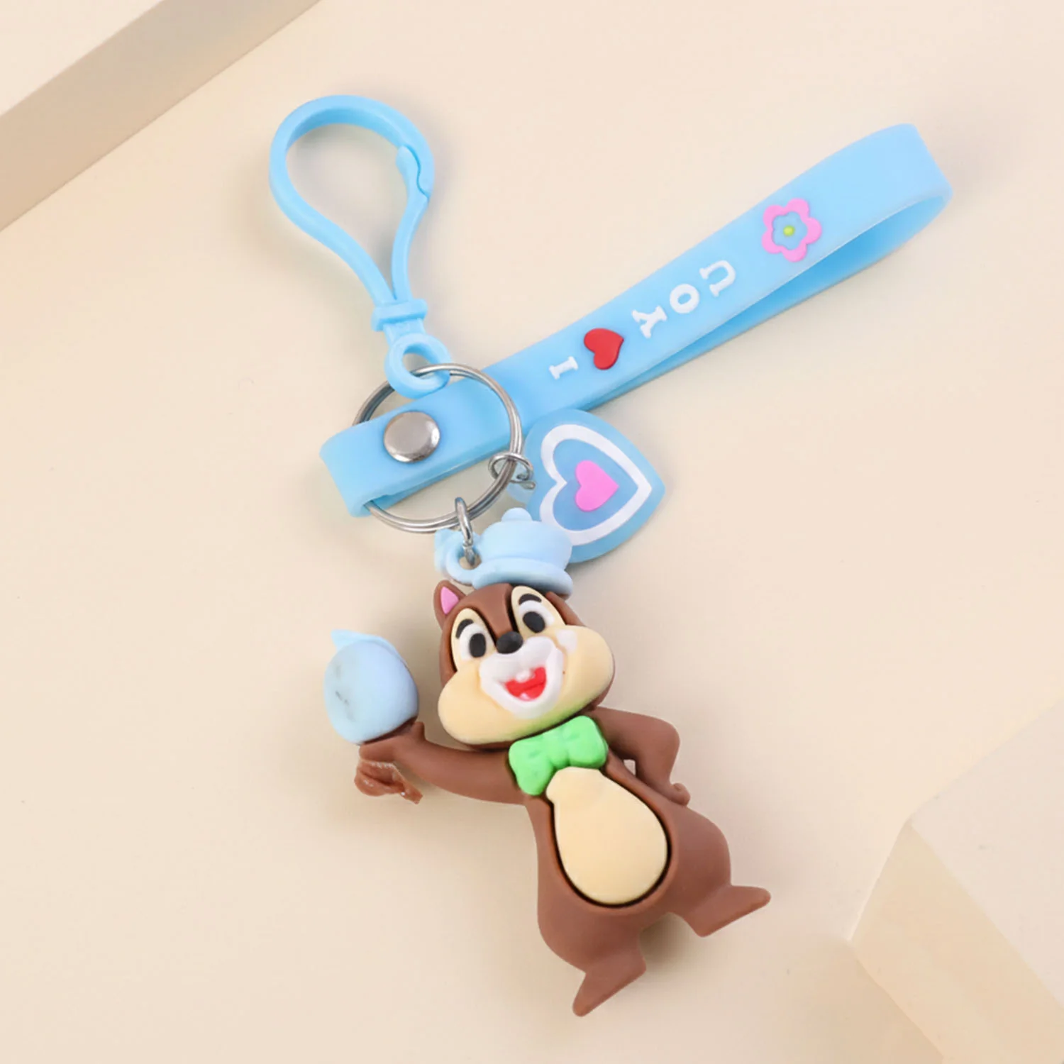 Cute Cartoon Squirrel Character Keychain (1 Pc) - Image 7
