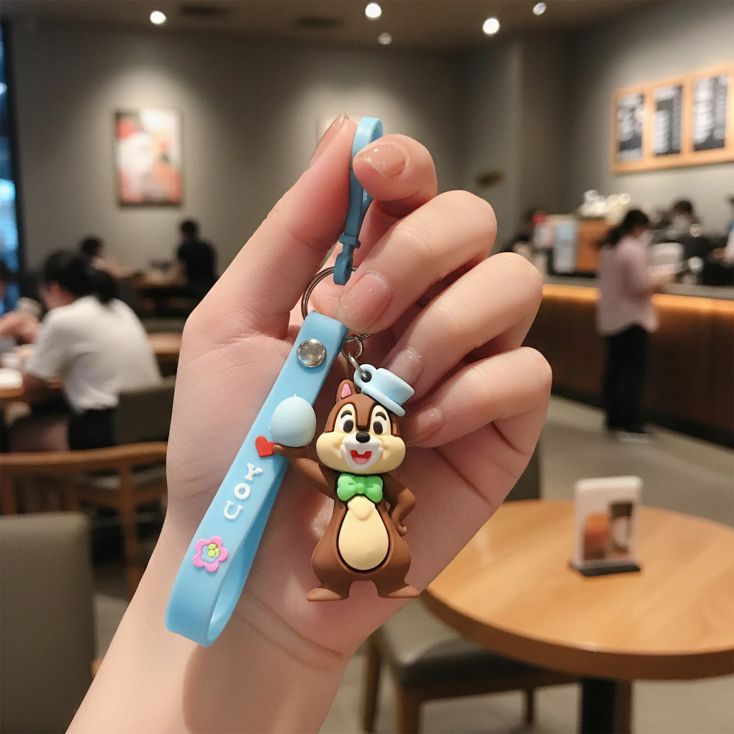 Cute Cartoon Squirrel Keychain (1 Pc) - Image 4