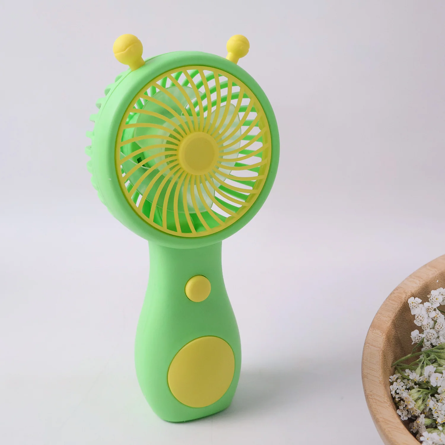 Cute Cartoon Style Rechargeable Mini Handheld Fan (1 Pc) - Image 7