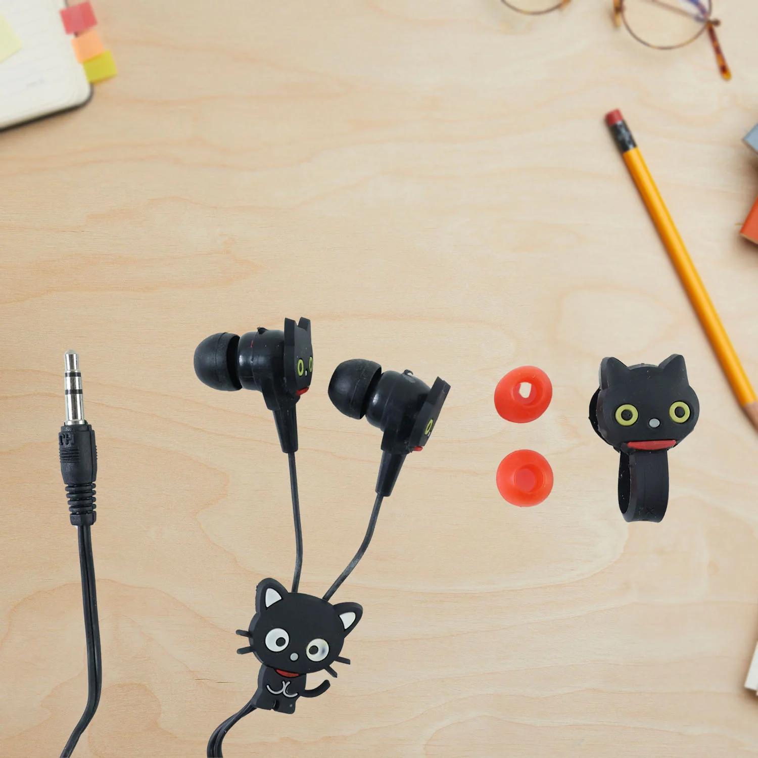 Cute Cartoon Style Wired In-Ear Earphones (1 Set) - Image 6