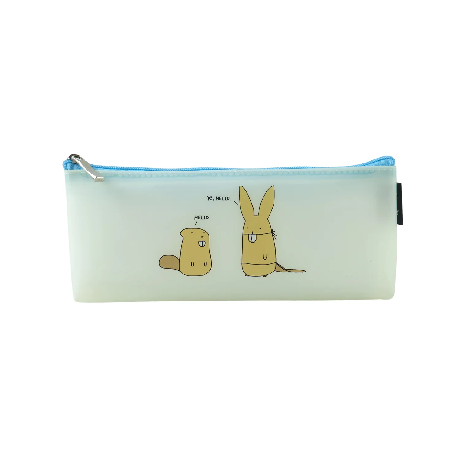 Cute Cartoon Transparent Pencil Pouch (1 Pc) - Image 4