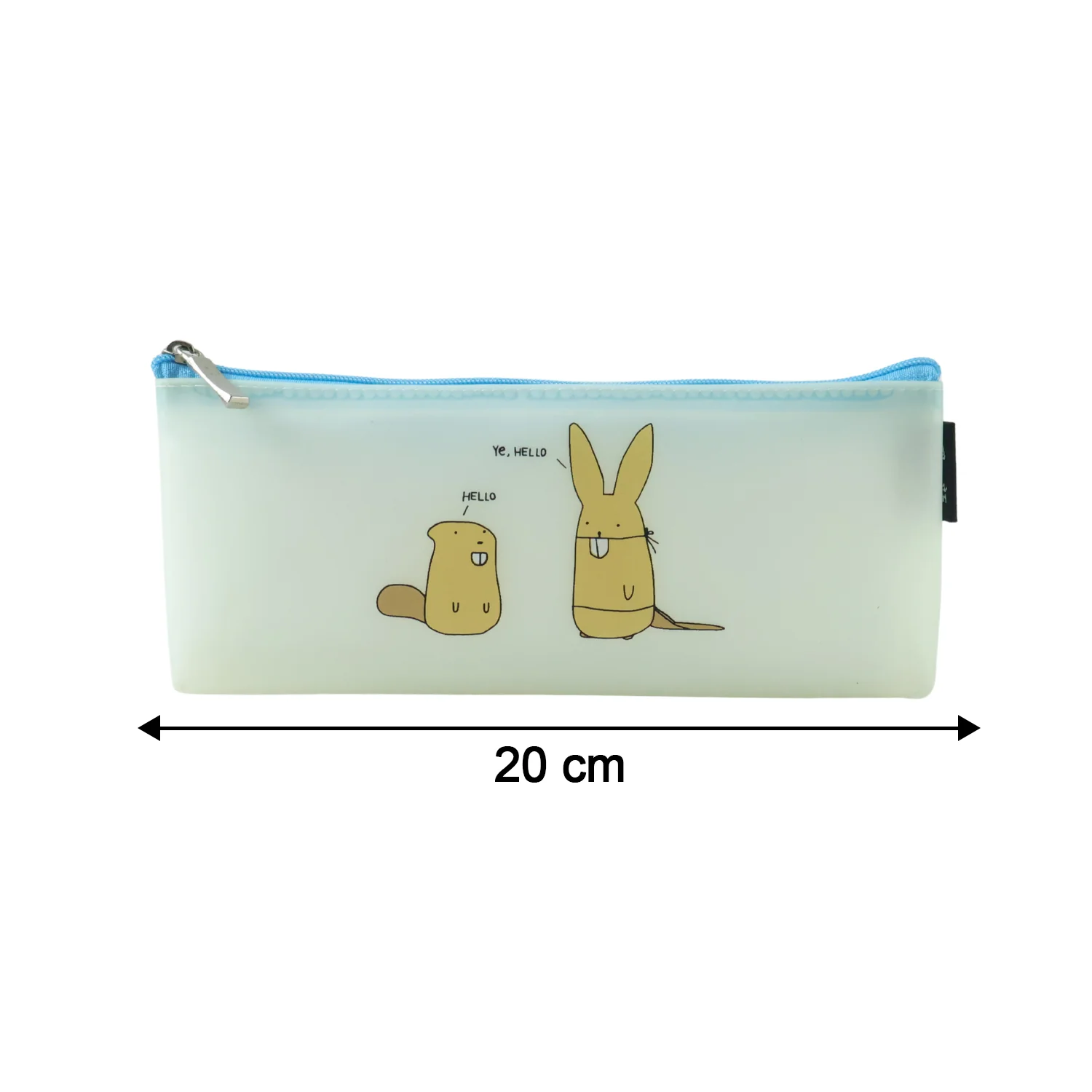 Cute Cartoon Transparent Pencil Pouch (1 Pc) - Image 6