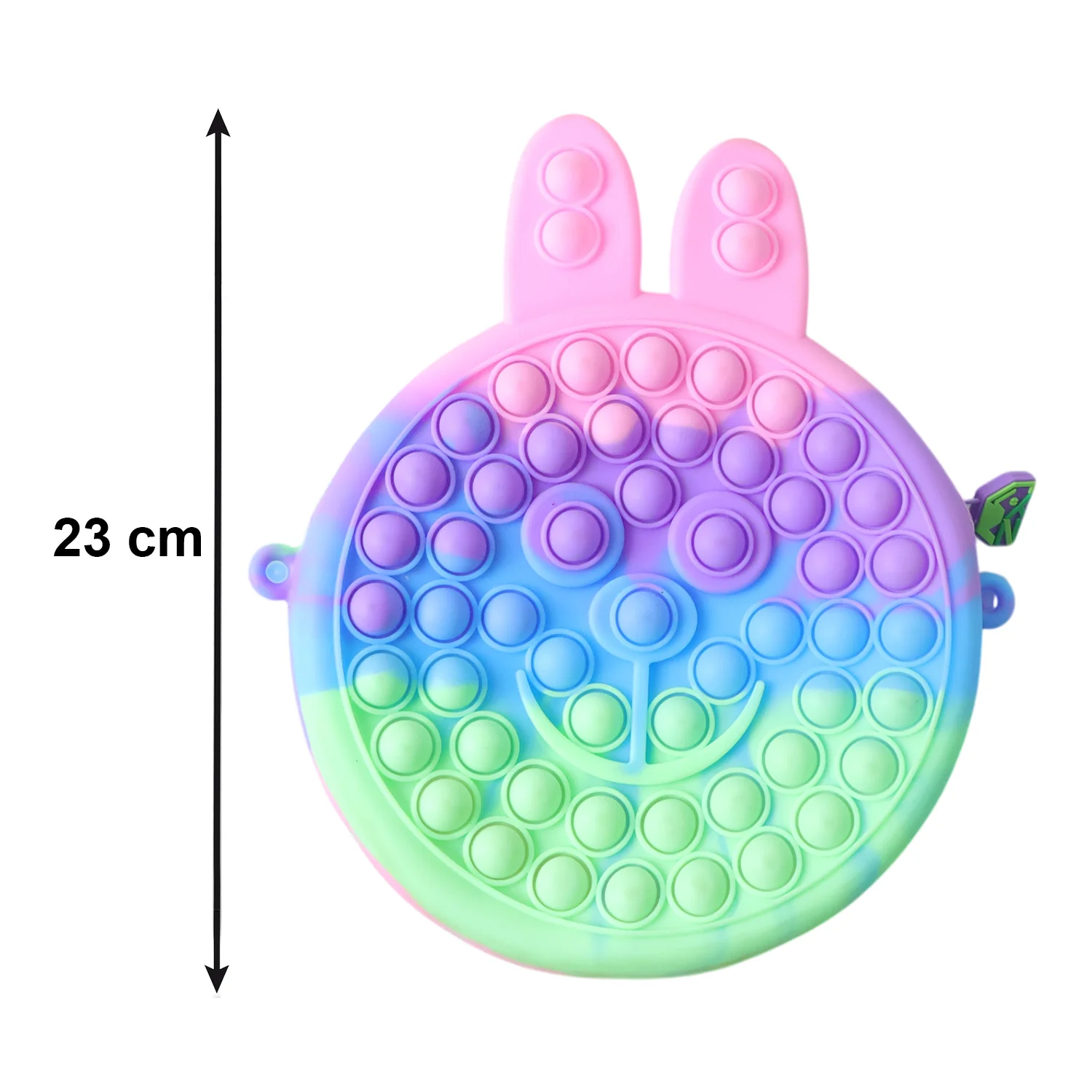 Cute Caterpillar Shape Pop It Silicone Pencil Pouch (1 Pc) - Image 6