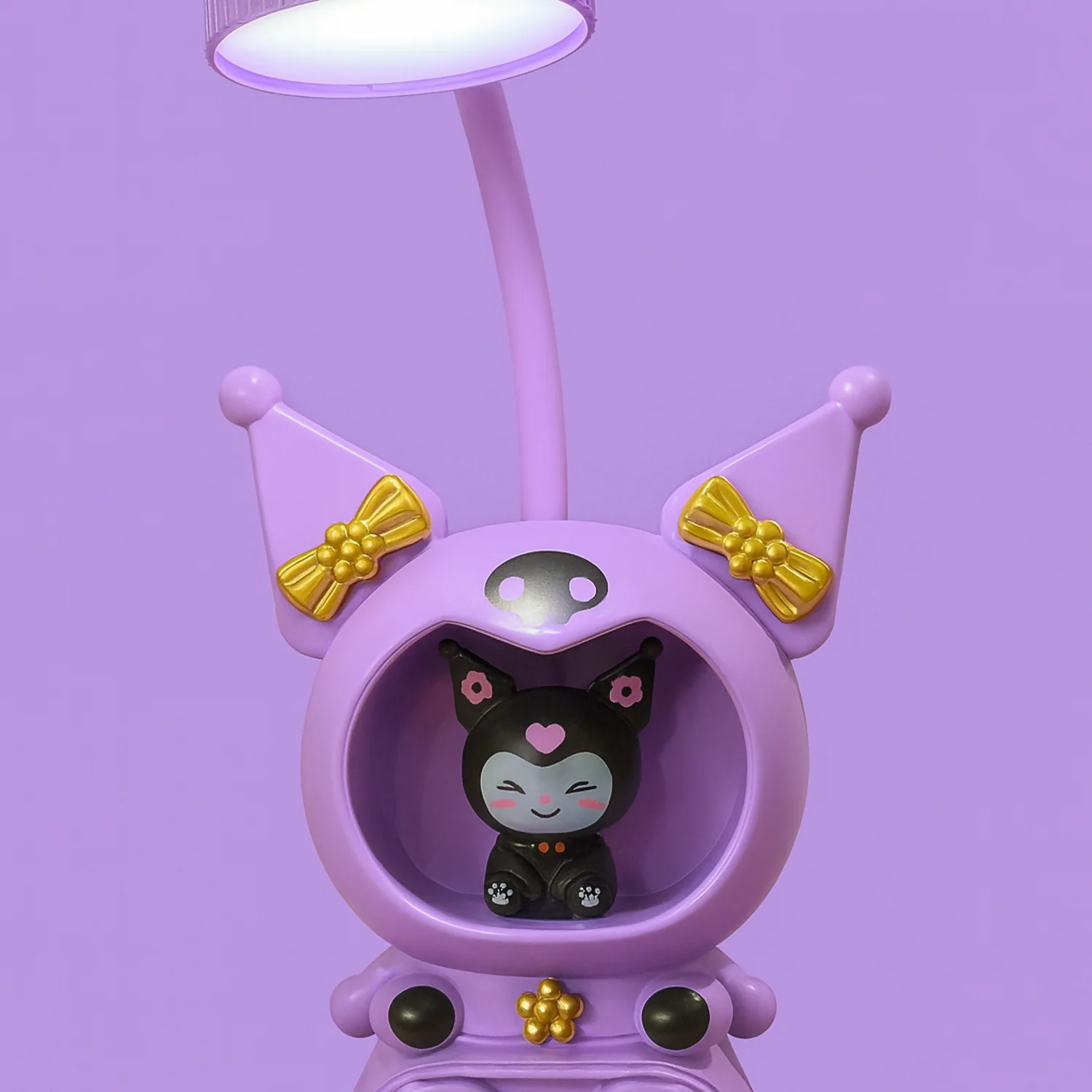 Cute Character LED Table Lamp with Night Light & USB Charging - Image 3