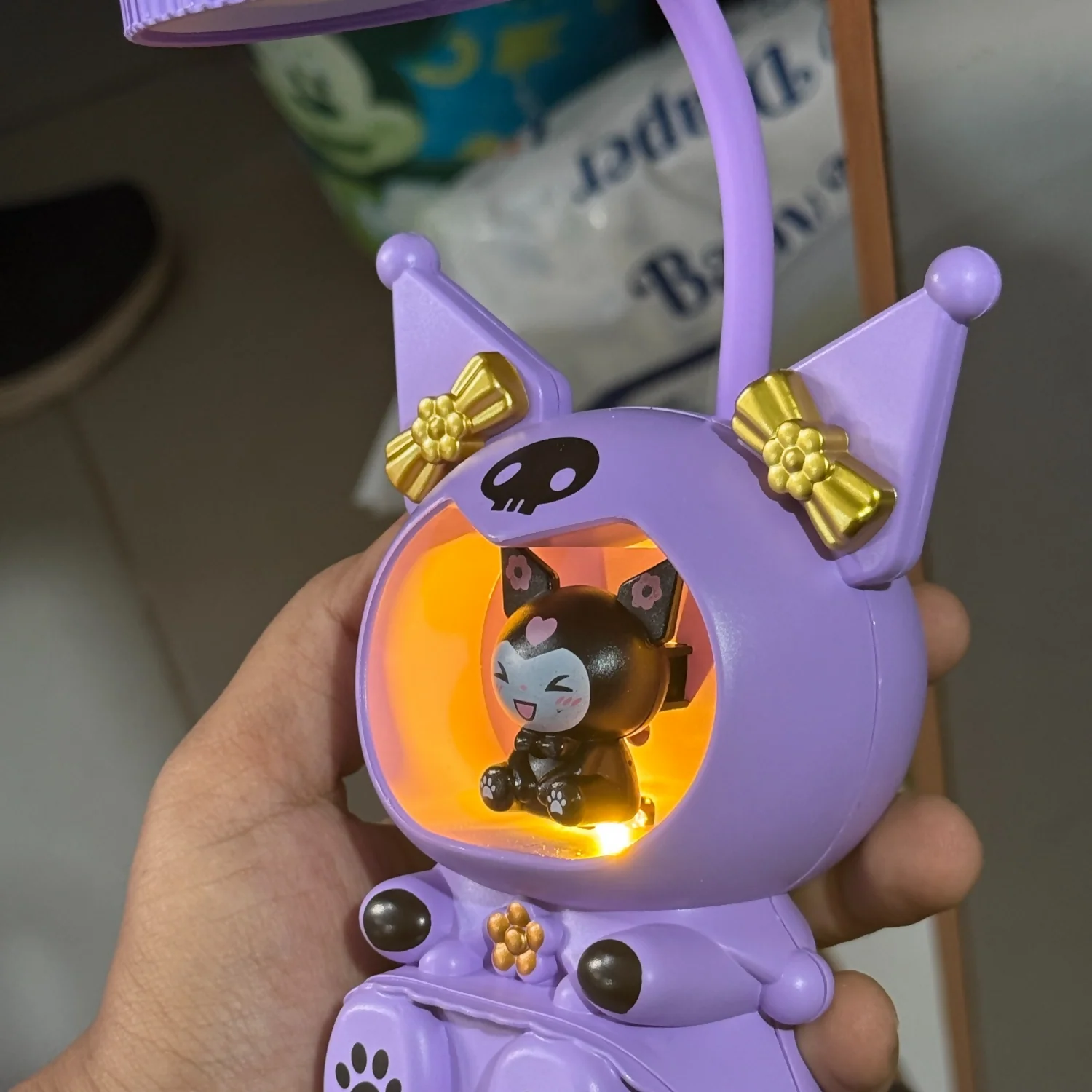 Cute Character LED Table Lamp with Night Light & USB Charging - Image 6