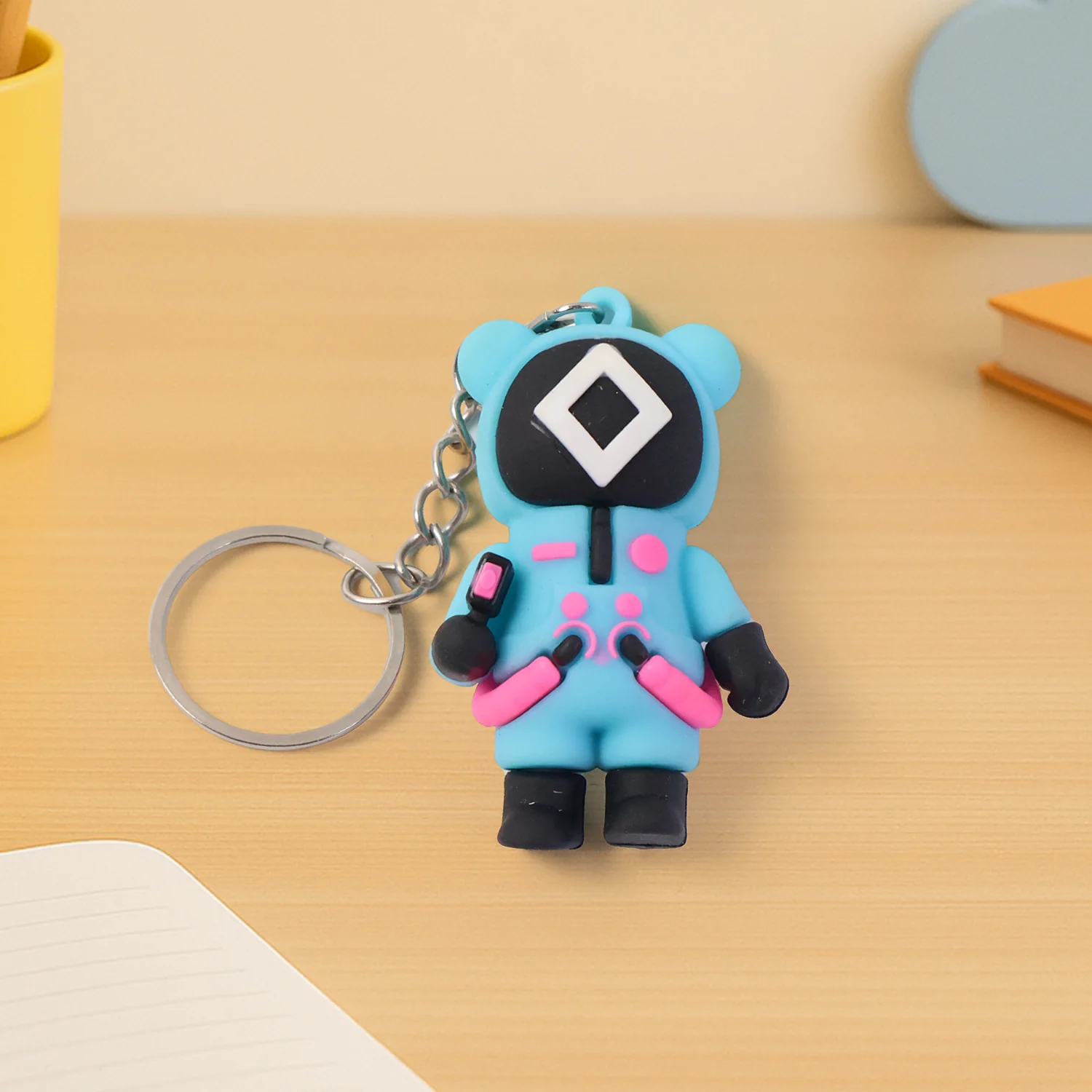 Cute Character-Themed Soft Silicone Keychain (Mix Desgin / 1 Pc) - Image 3