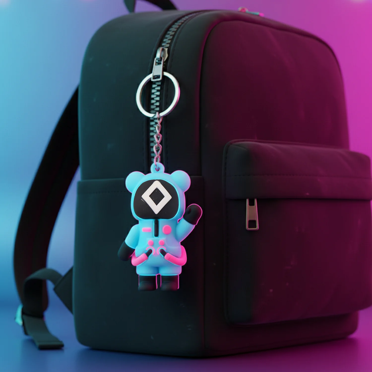 Cute Character-Themed Soft Silicone Keychain (Mix Desgin / 1 Pc) - Image 6