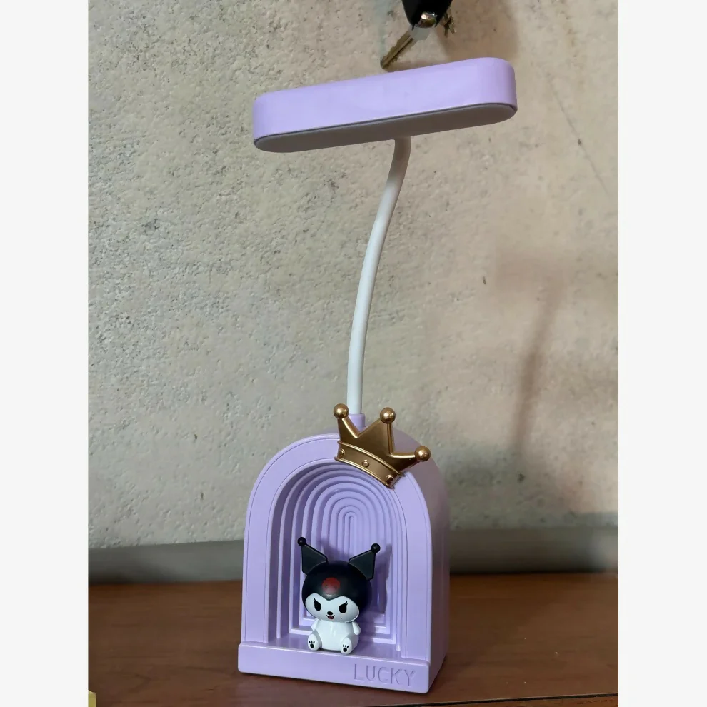 Cute Crown LED Desk Lamp with Soft Light & Flexible Neck - Image 6