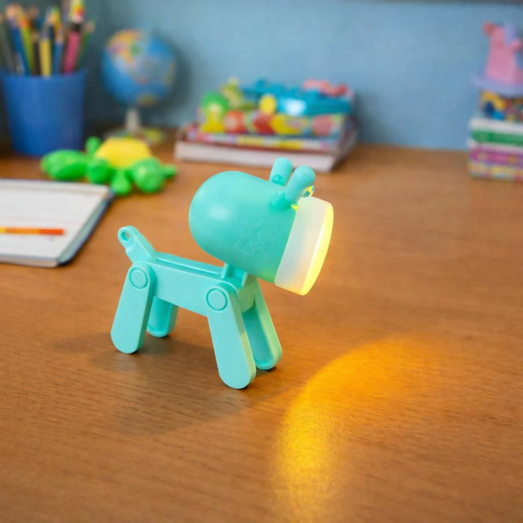 Cute Dog LED Mini Flashlight Toy for Kids Portable Torch Light(Color may vary) - Image 3