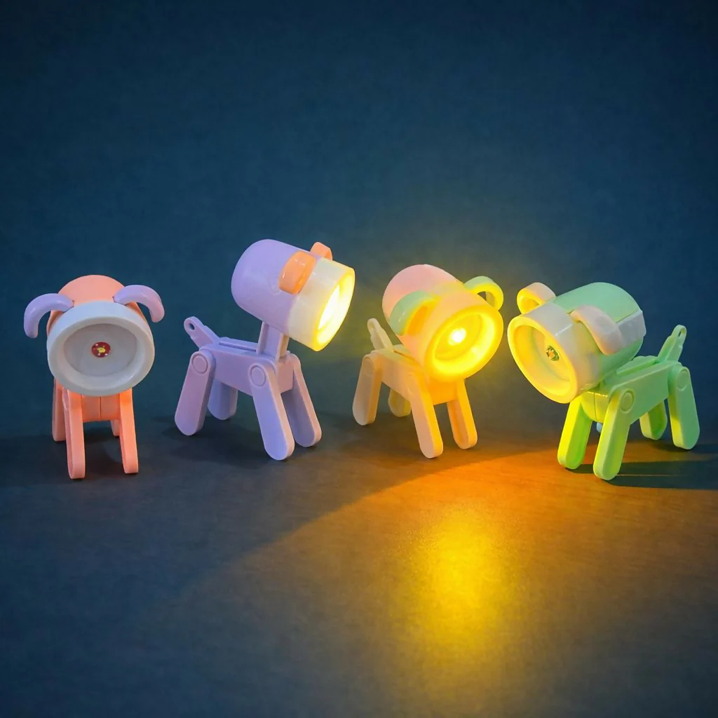 Cute Dog LED Mini Flashlight Toy for Kids Portable Torch Light(Color may vary) - Image 4