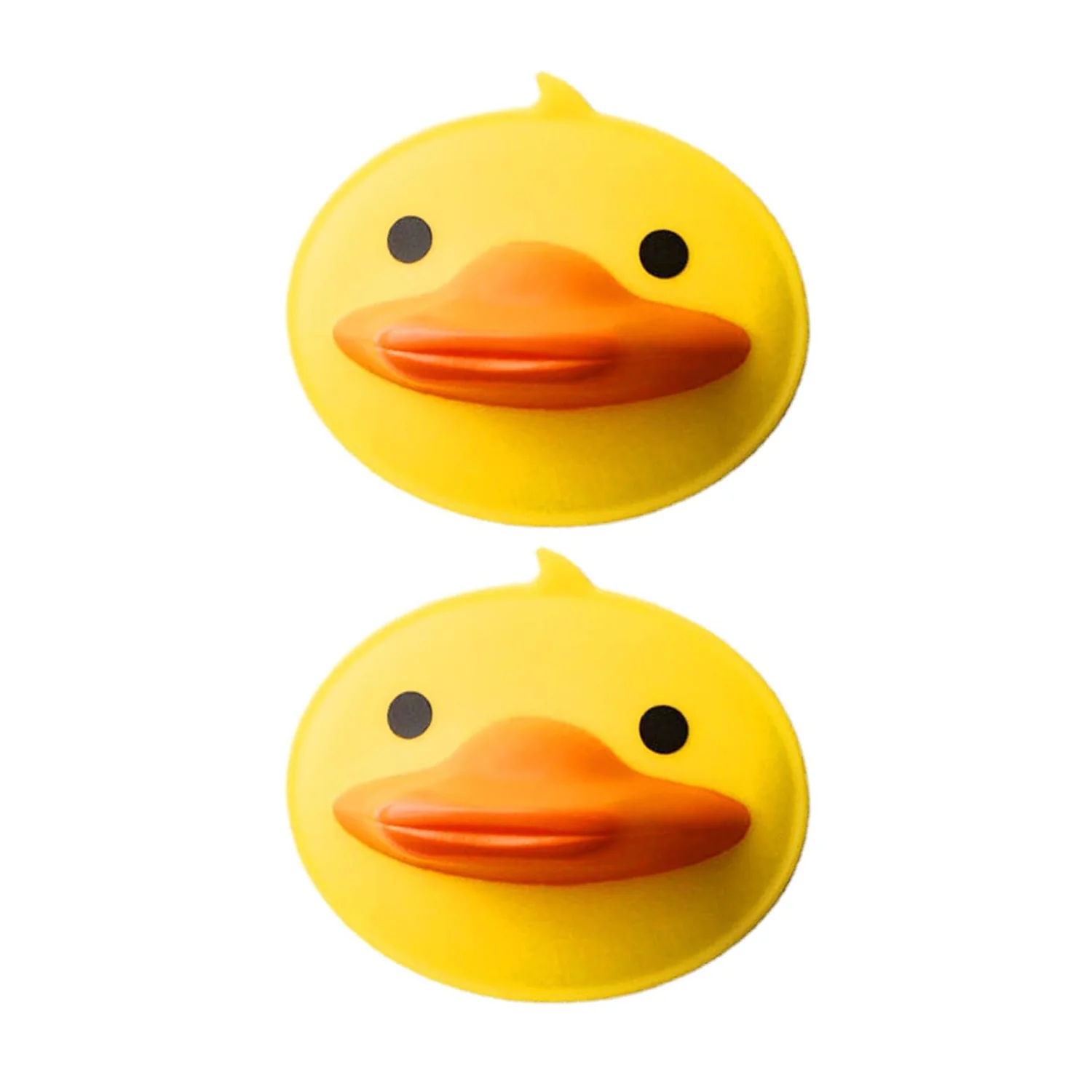 Cute Duck Shape Silicone Hot Pot Holder (2 Pc) - Image 5
