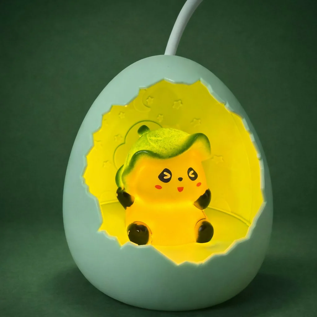 Cute Egg Panda LED Night Lamp with Cloud Light Desk Decor - Image 4