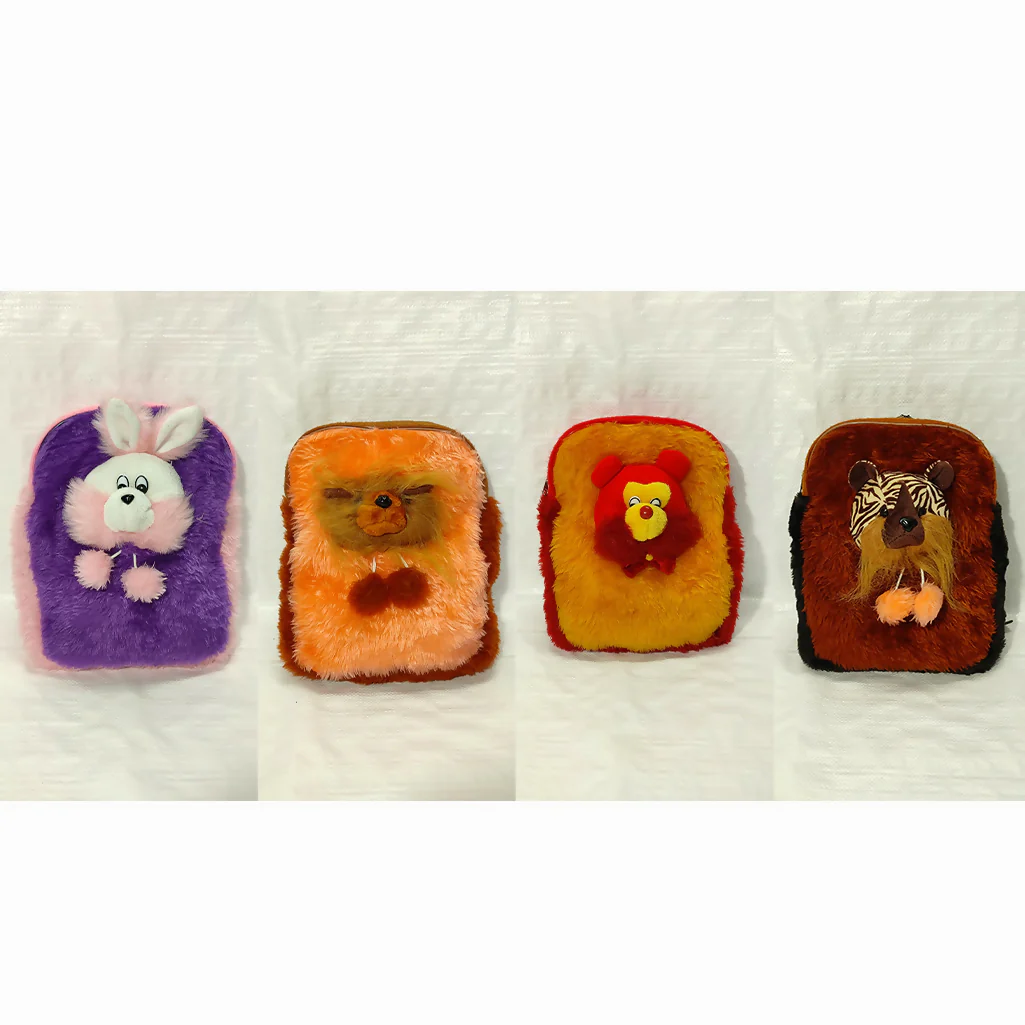 Cute Face Kids Bag – Soft Multicolor & Mix Face School Bag for Toddlers & Girls (Any 1 of a piece) - Image 5