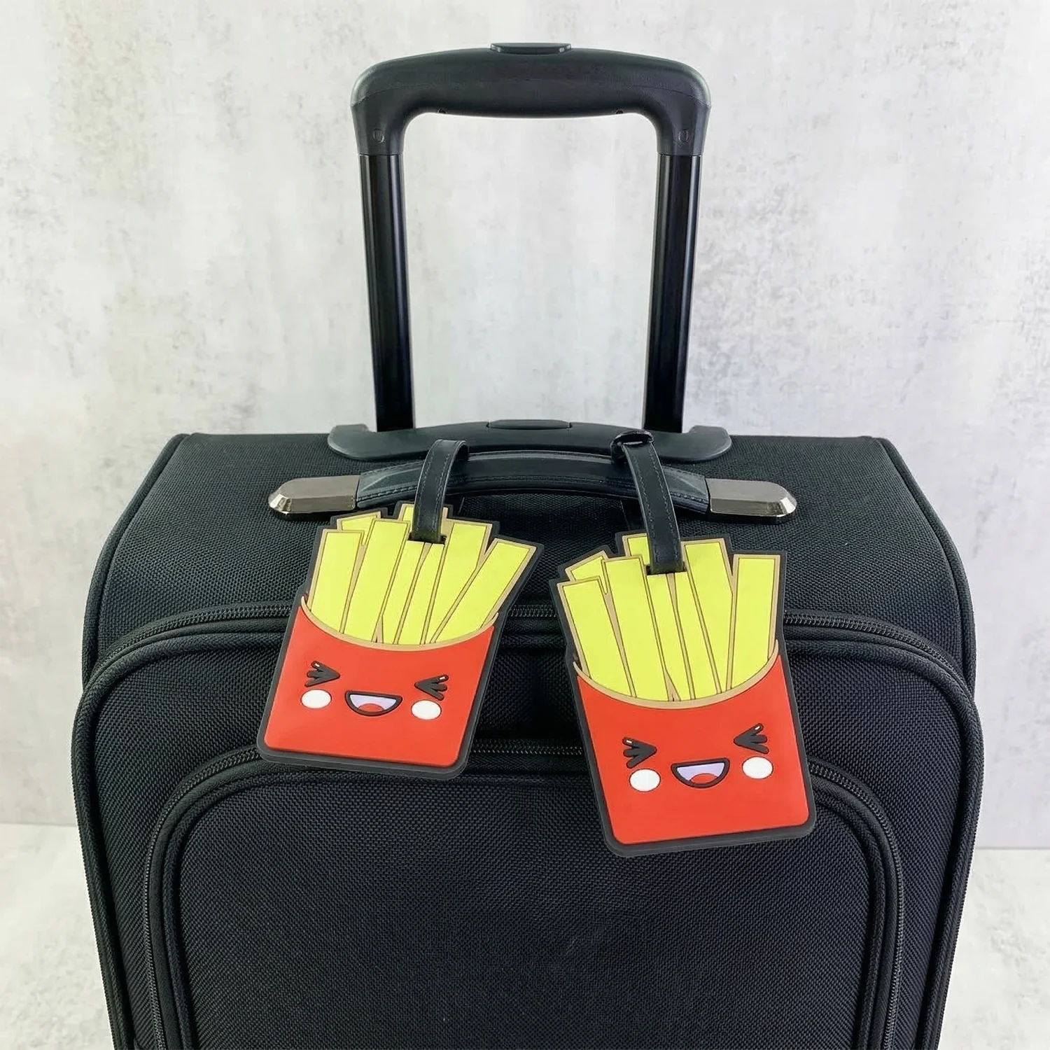 Cute French Fries Design Travel Identification Luggage Bag Tag - Image 7