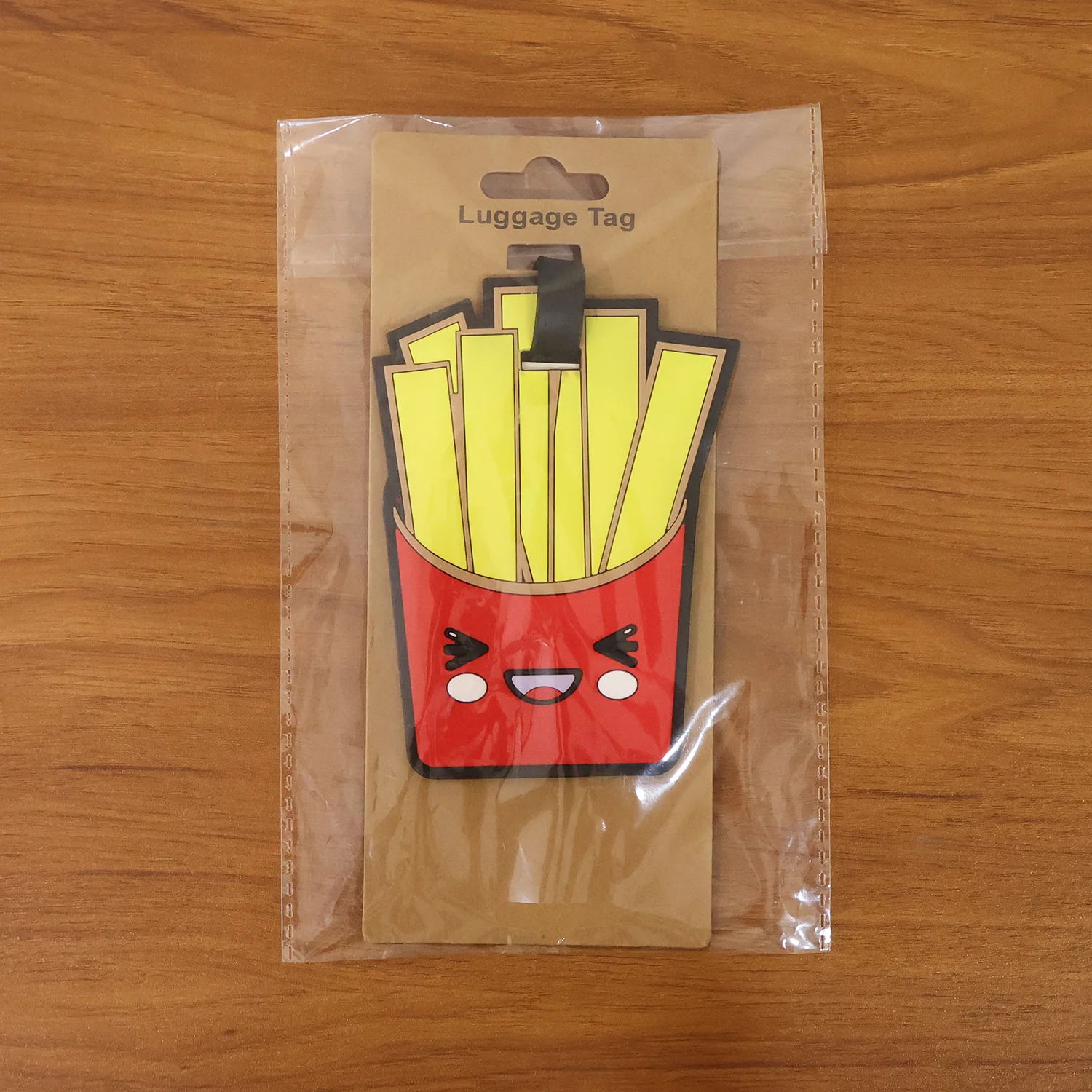 Cute French Fries Design Travel Identification Luggage Bag Tag - Image 8