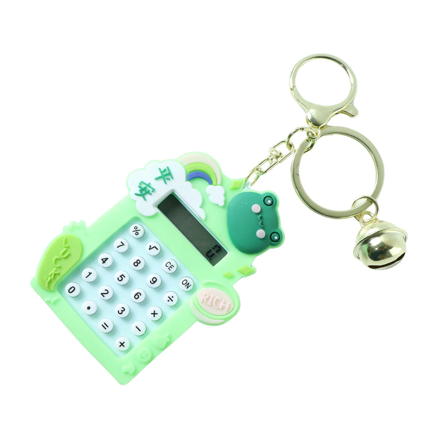 Cute Frog Cartoon Calculator Keychain with Mini Digital Display (1 Pc) - Image 5