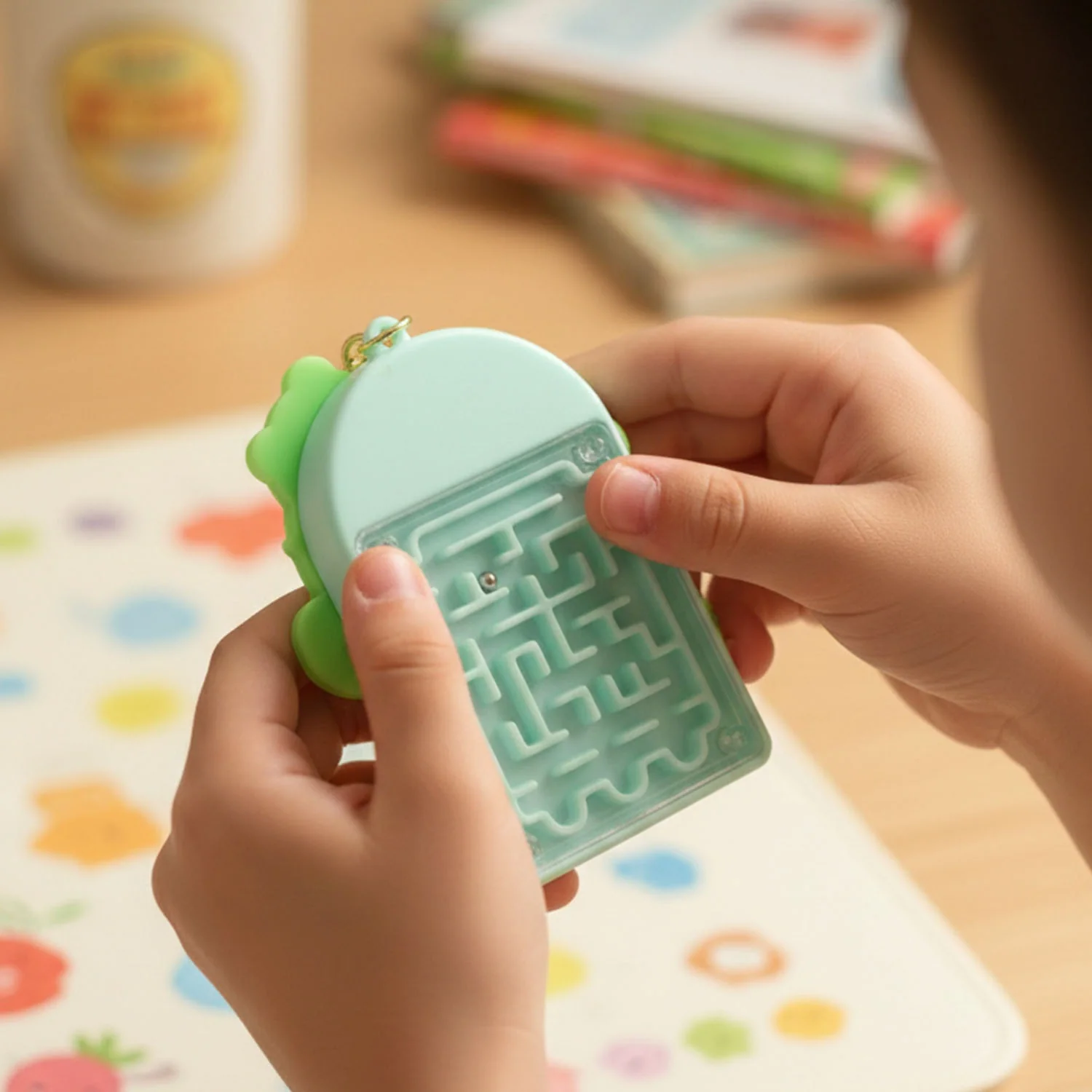 Cute Frog Cartoon Calculator Keychain with Mini Digital Display (1 Pc) - Image 7
