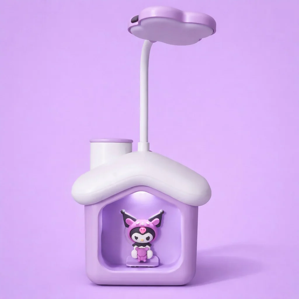 Cute House Desk Lamp with Piggy Bank Coin Saving Light - Image 3