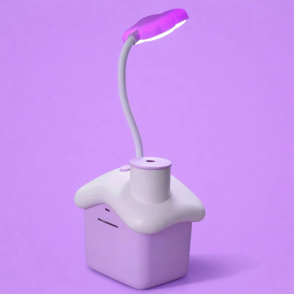 Cute House Desk Lamp with Piggy Bank Coin Saving Light - Image 4