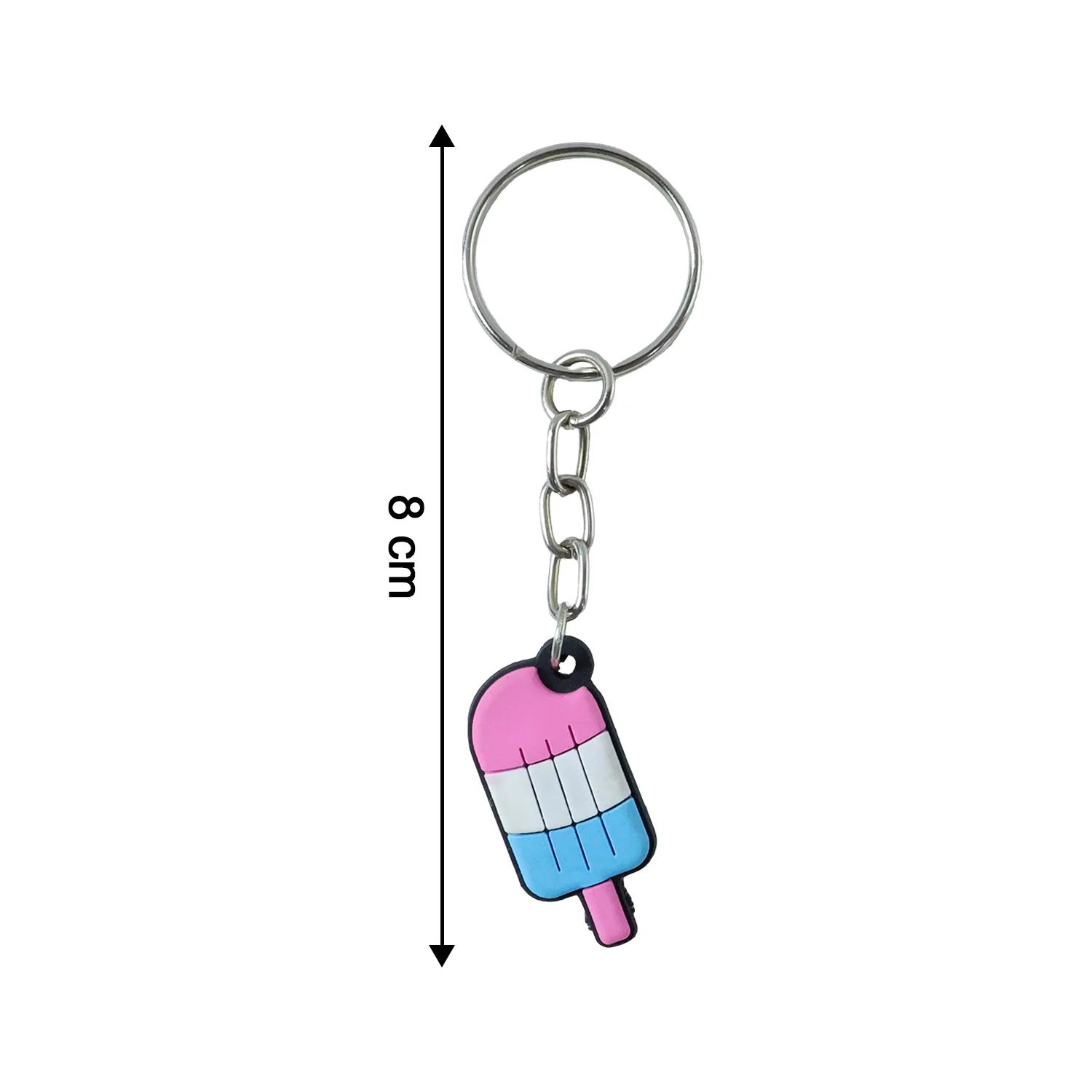 Cute Ice Cream Popsicle Shape Cartoon Keychain (1 Pc) - Image 6