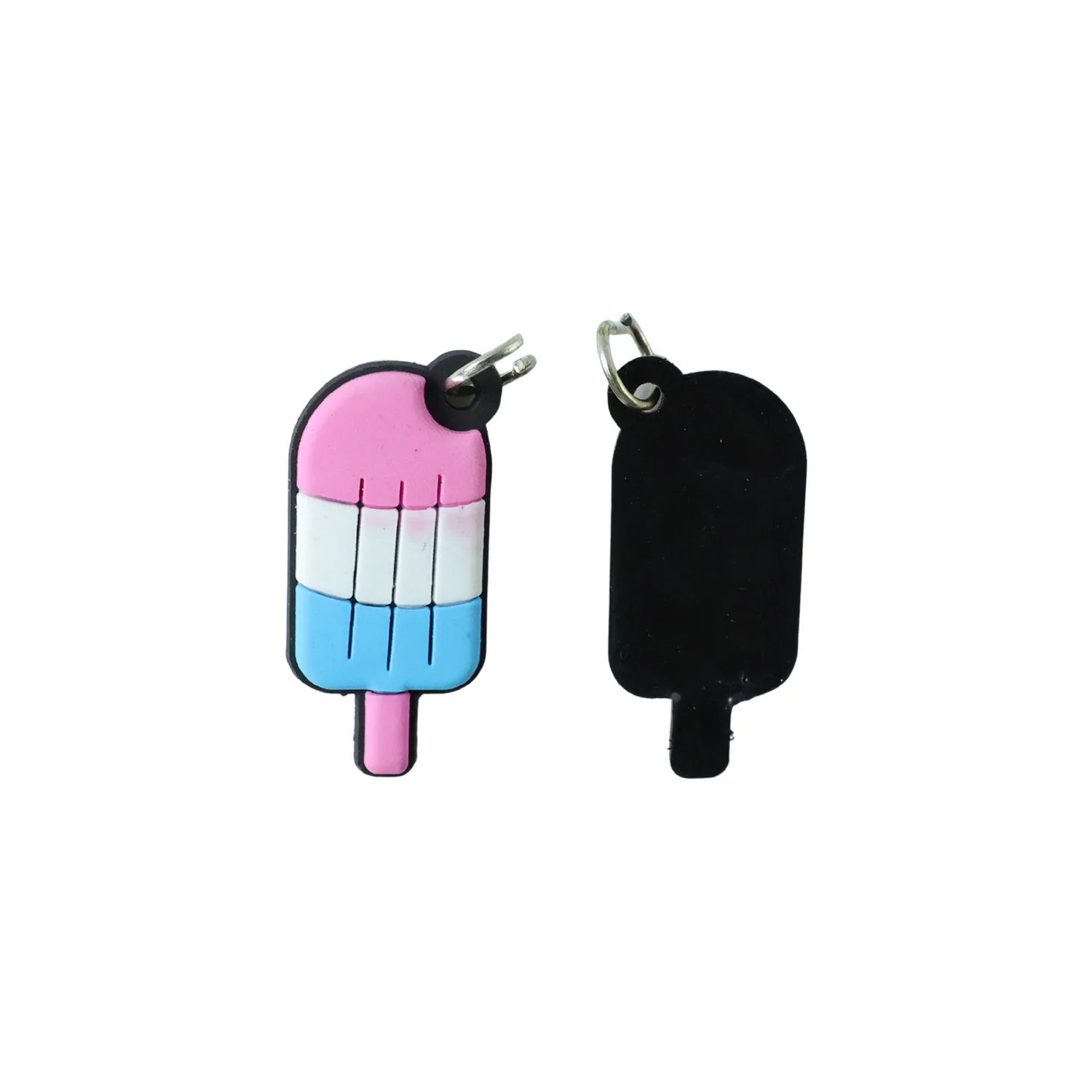 Cute Ice Cream Shape Bag Charm Keychain Set (10 Pc Set) - Image 5