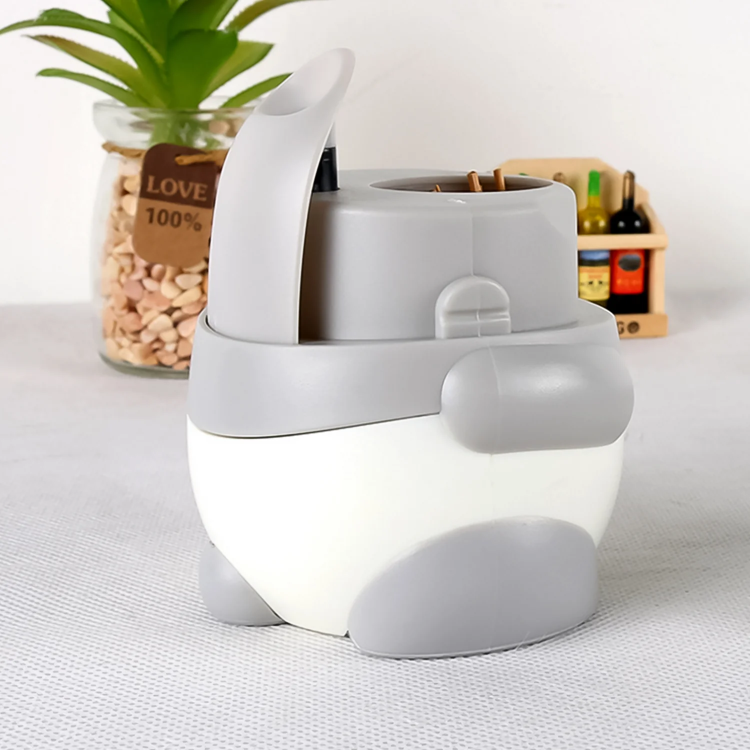 Cute Koala Shaped Toothpick Holder Dispenser (1 Pc) - Image 6