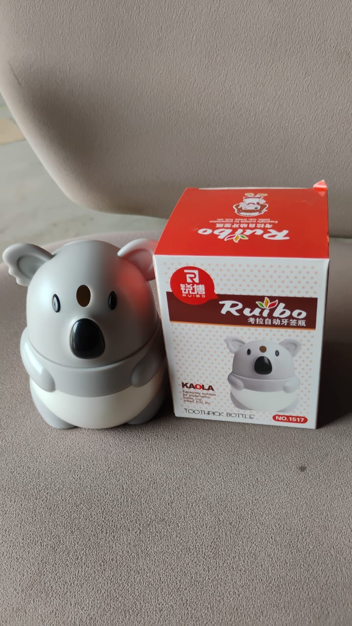 Cute Koala Shaped Toothpick Holder Dispenser (1 Pc) - Image 7