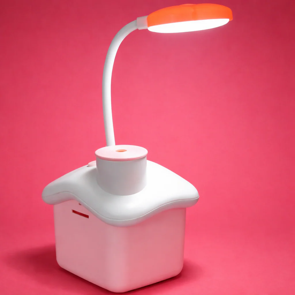 Cute LED Desk Lamp with Storage Box, Kids Study Night Light for Bedroom (PIGGY BANK LAMP) - Image 3
