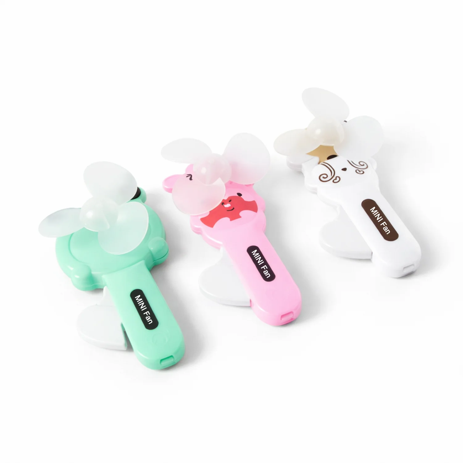 Cute Mini Handheld Fan (1 Pc, Mix Color & Design) - Image 5