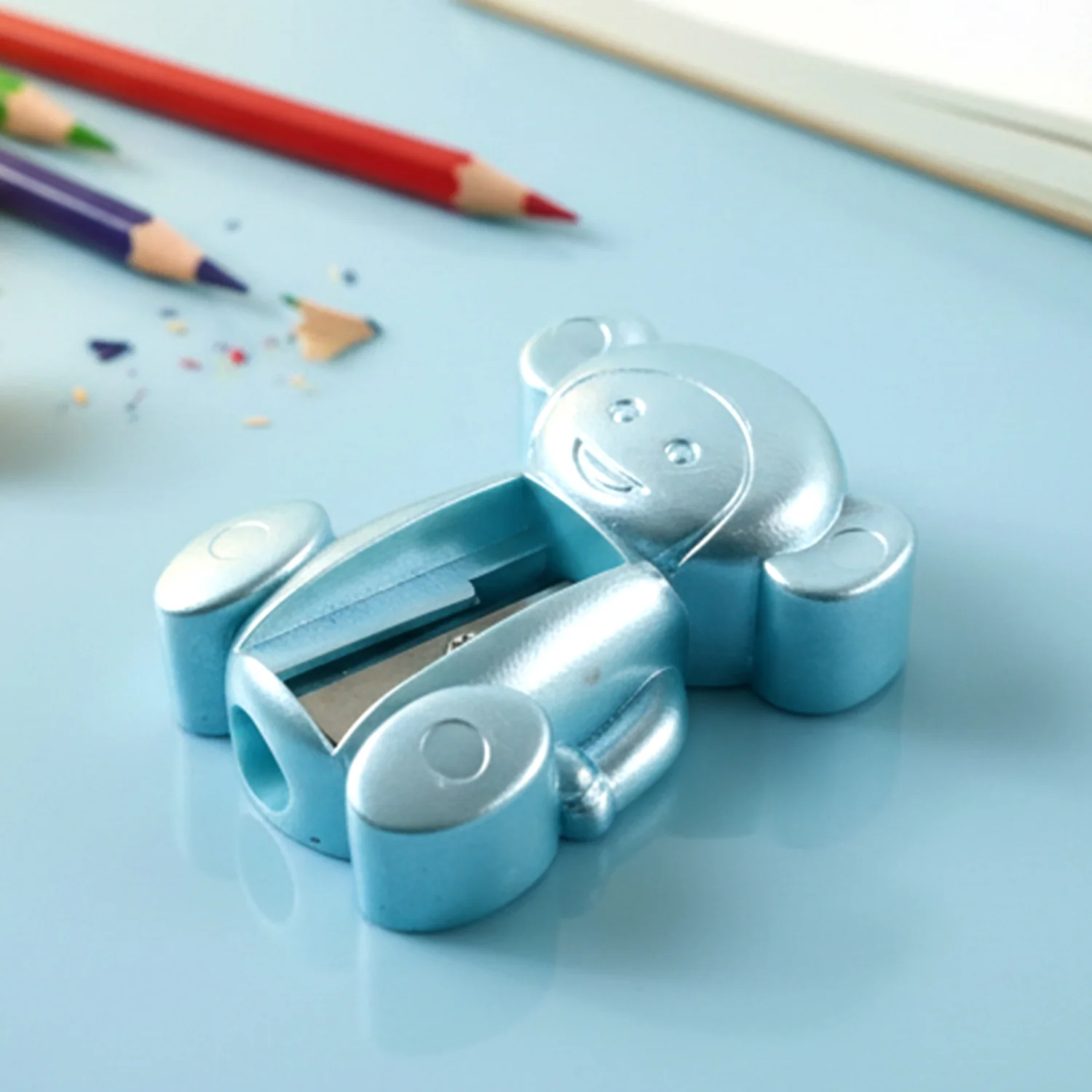 Cute Monkey Shape Single Hole Pencil Sharpener (1 Pc) - Image 6