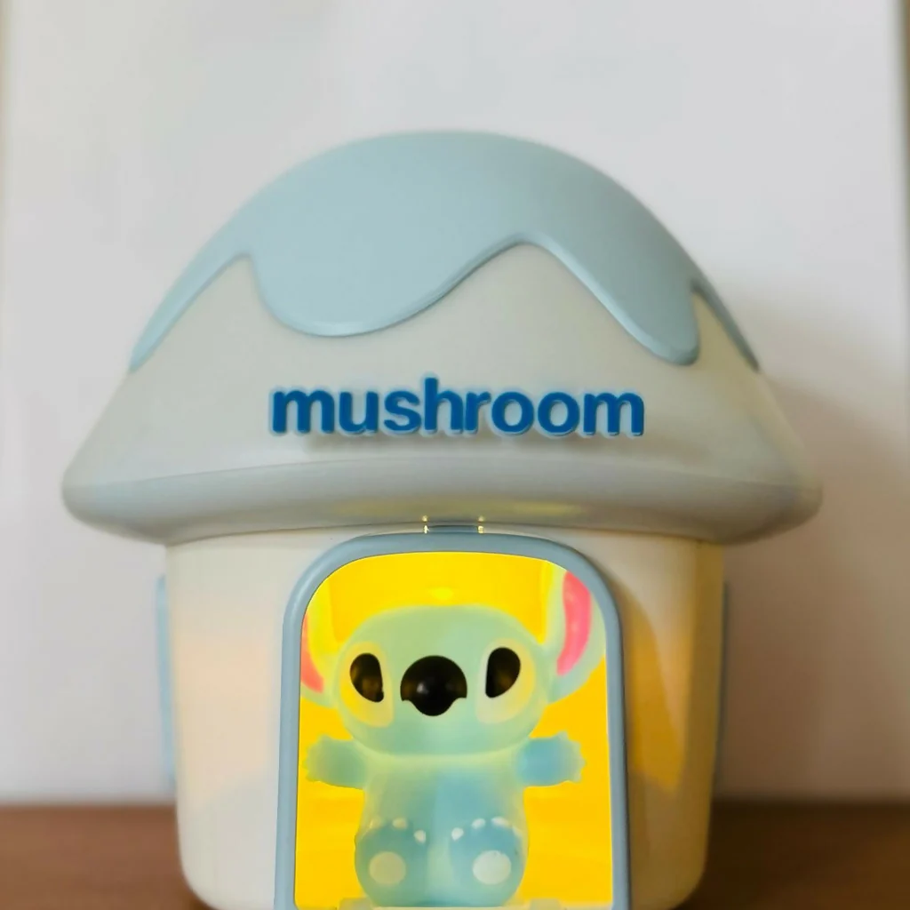 Cute Mushroom House LED Night Lamp with Cartoon Figure for Kids Room - Image 3