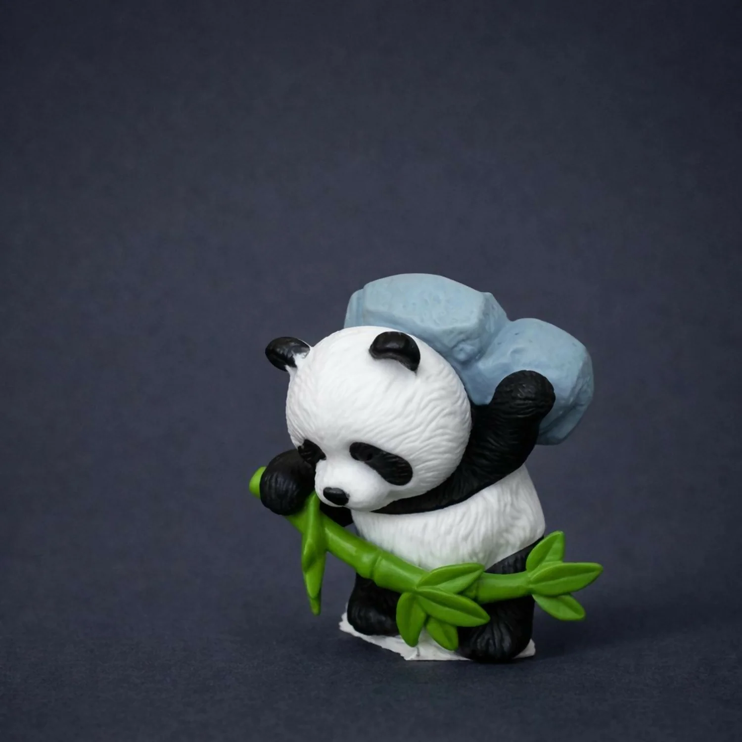 Cute Panda Bamboo poly-resin Showpiece | Mini Decorative Panda Figurine for Home - Image 3