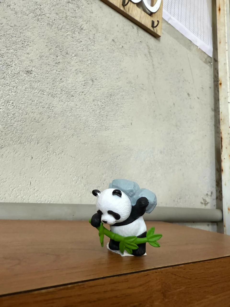 Cute Panda Bamboo poly-resin Showpiece | Mini Decorative Panda Figurine for Home - Image 5
