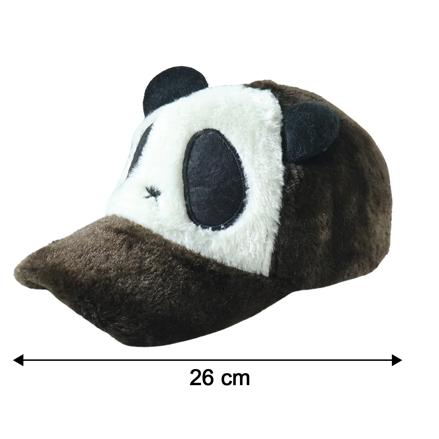 Cute Panda Design Plush Winter Cap (1 Pc) - Image 6